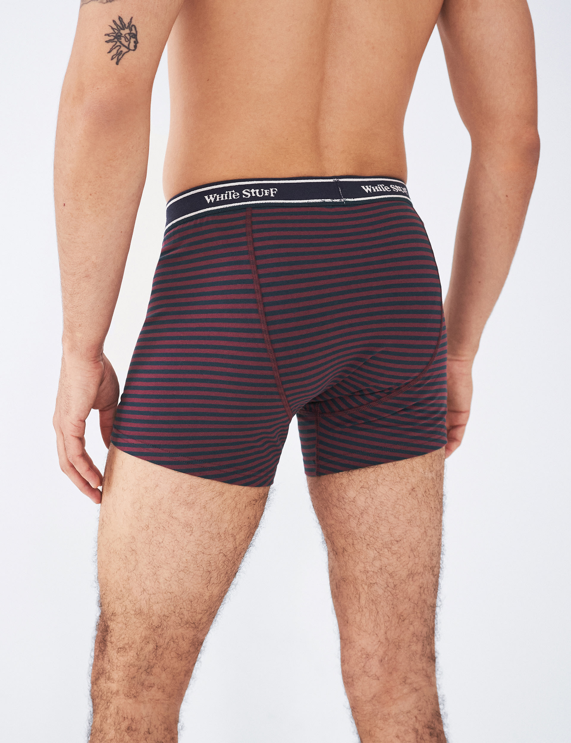 2pk Cotton Rich Striped Boxers 5 of 5