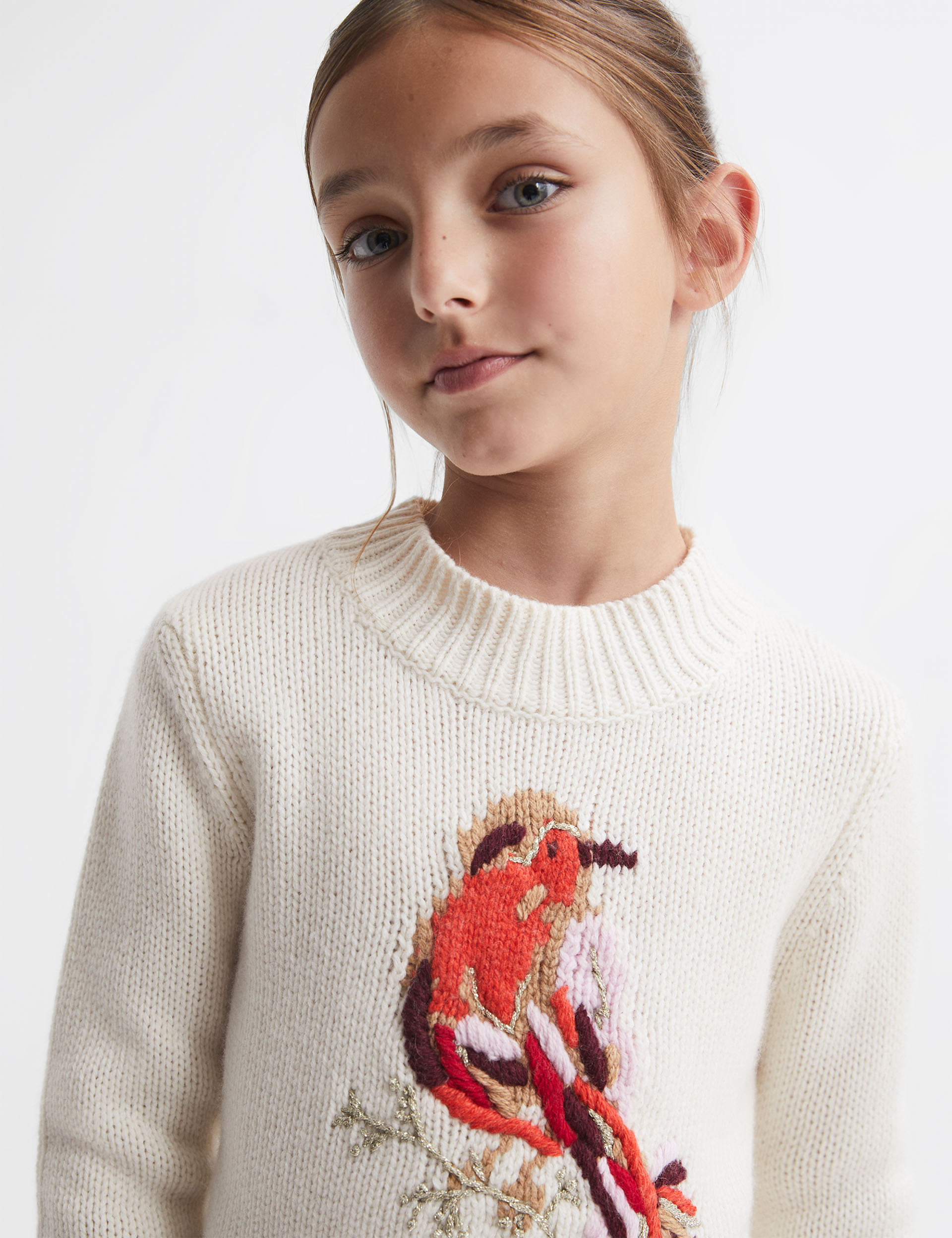 Wool Blend Robin Jumper (4-14 Yrs) 4 of 5