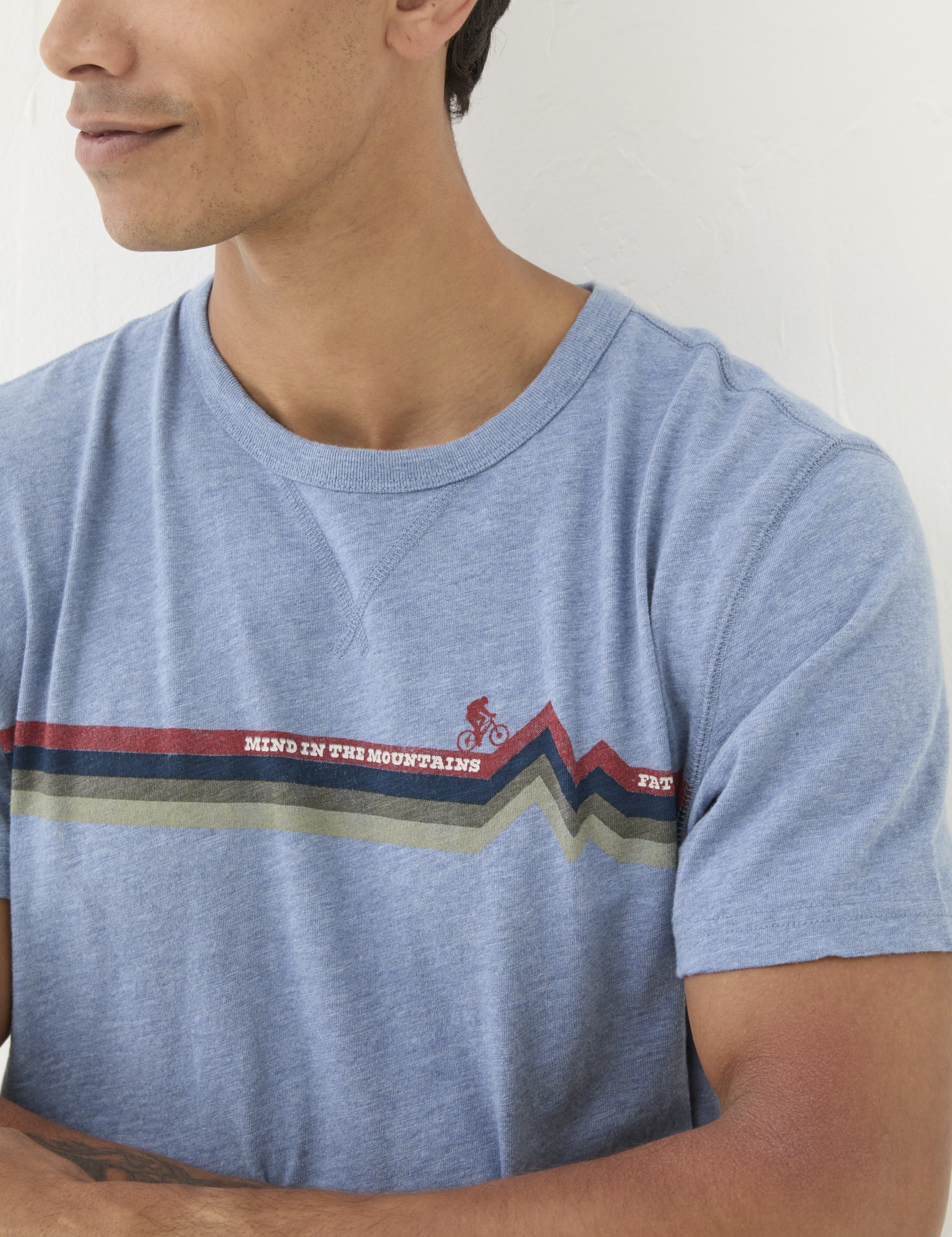 Pure Cotton Bicycle Stripe T-Shirt 4 of 5