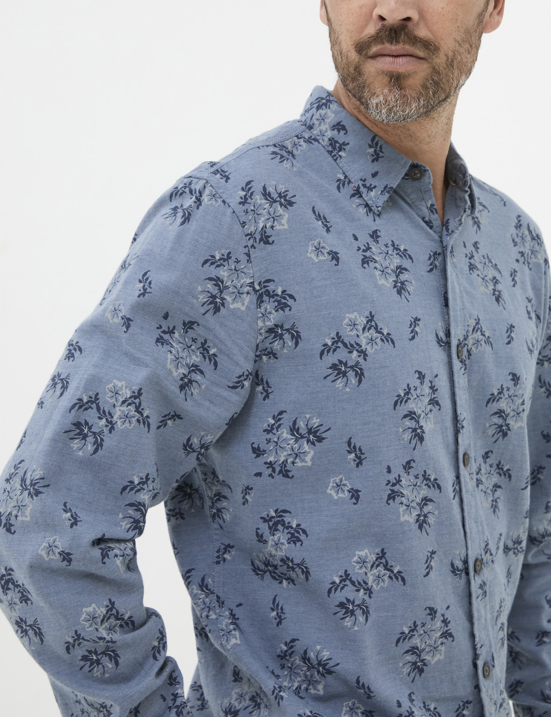 Pure Cotton Floral Shirt 4 of 4