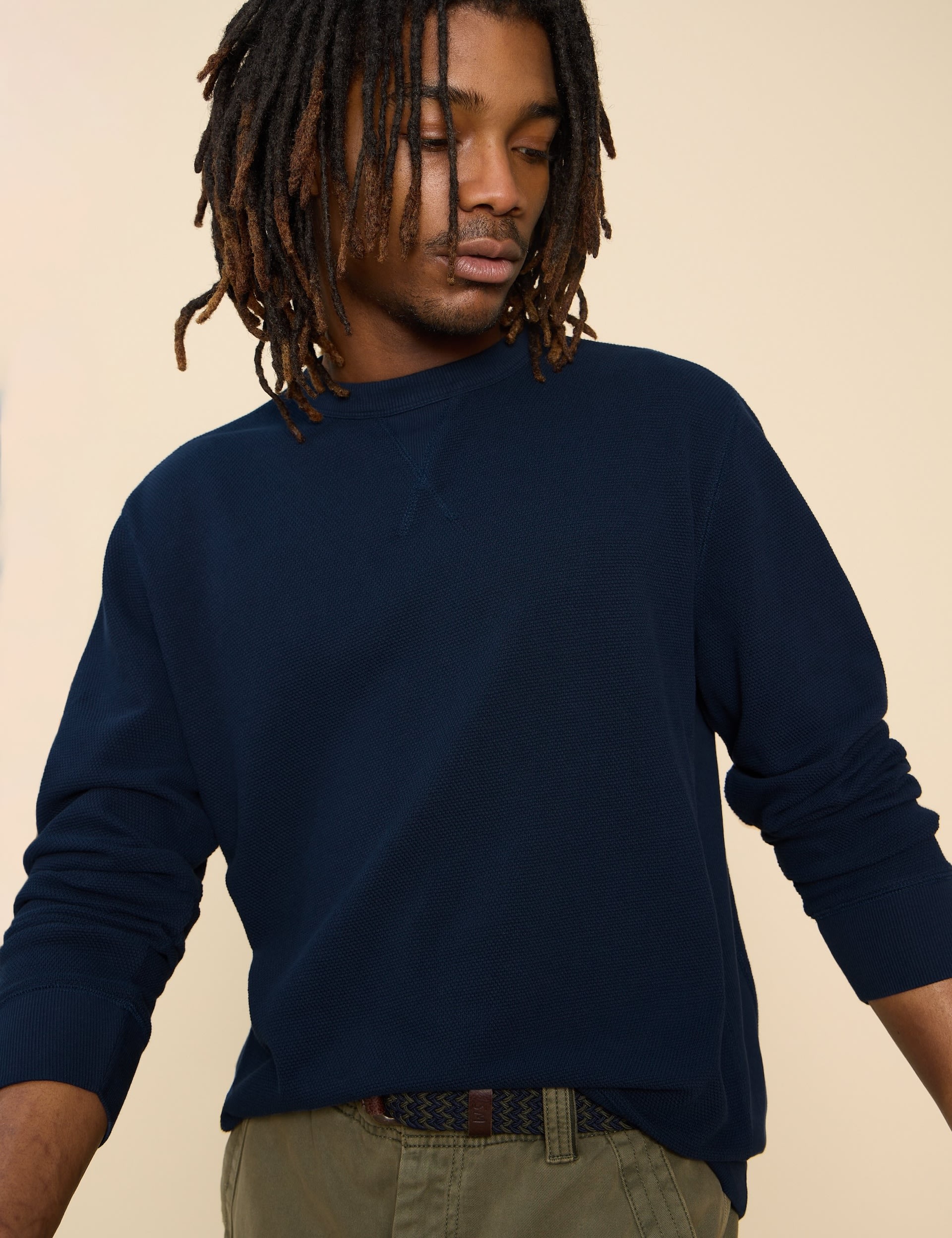 Pure Cotton Crew Neck Sweatshirt 1 of 6