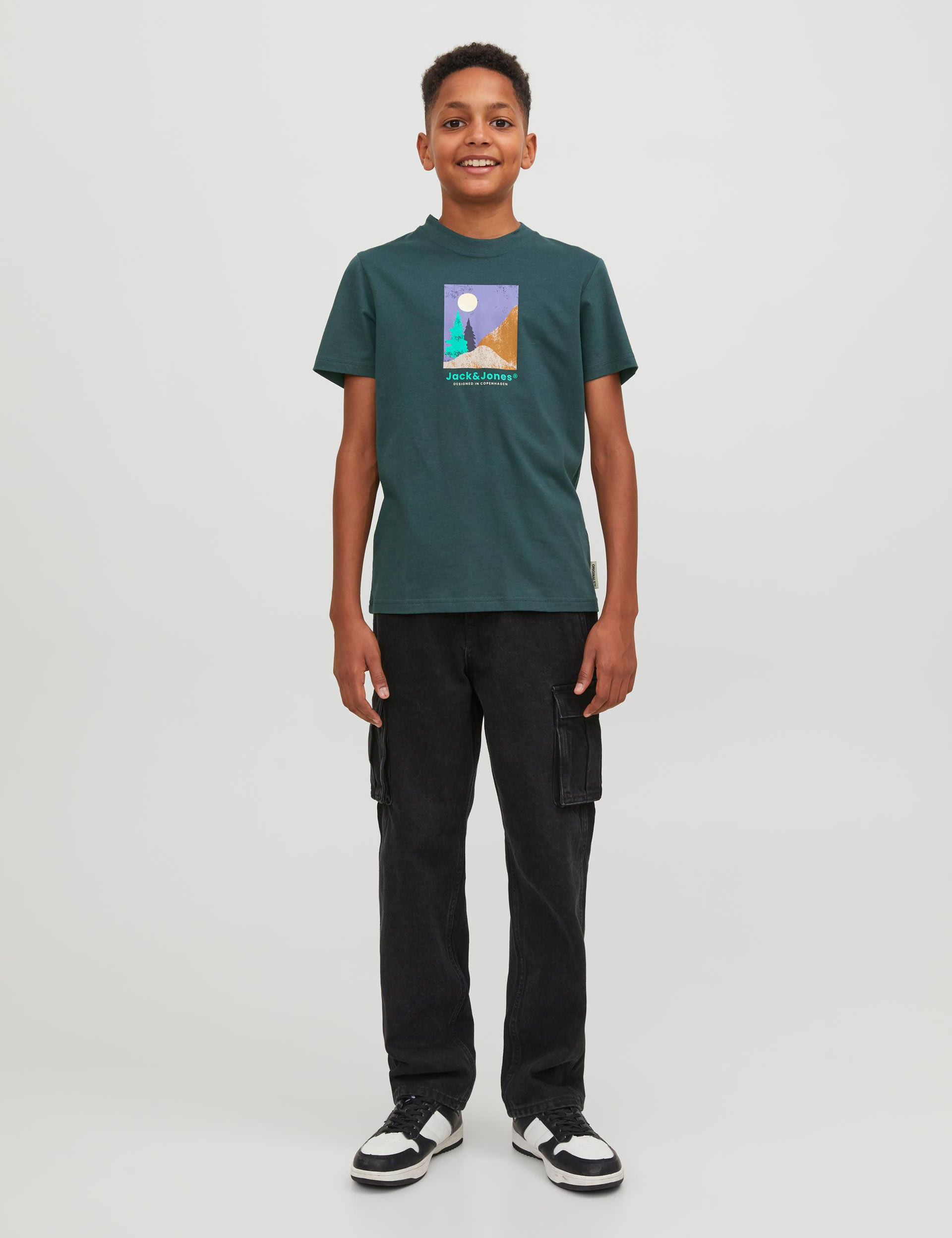 Pure Cotton Mountain Print T-Shirt (8-16 Yrs) 4 of 6