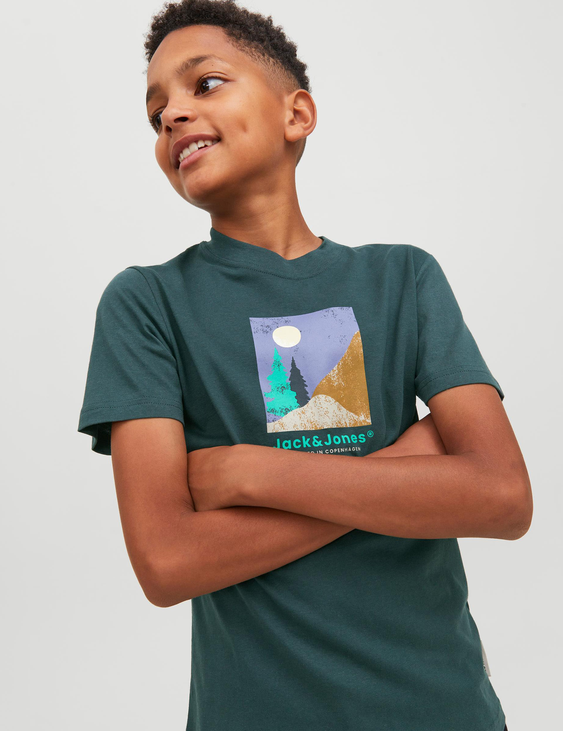 Pure Cotton Mountain Print T-Shirt (8-16 Yrs) 6 of 6