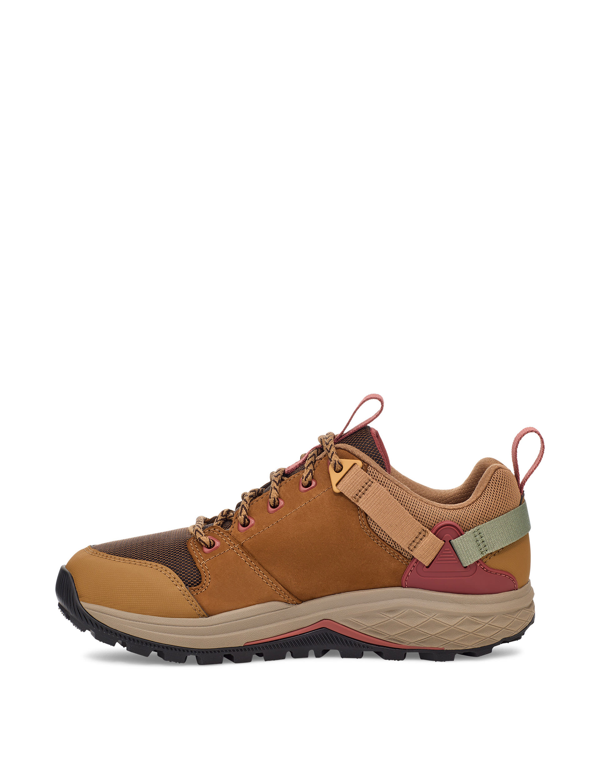 Leather Colour Block Lace Up Walking Boots 3 of 6