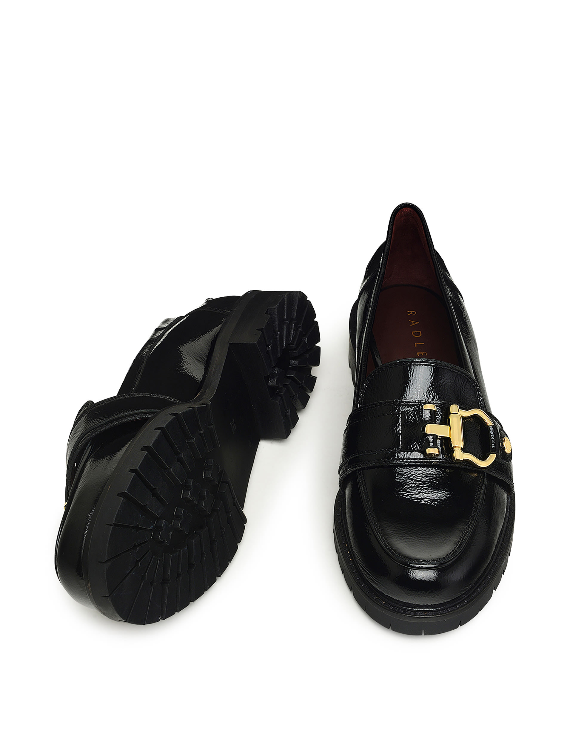 Linden Row Leather Chunky Loafers 2 of 3