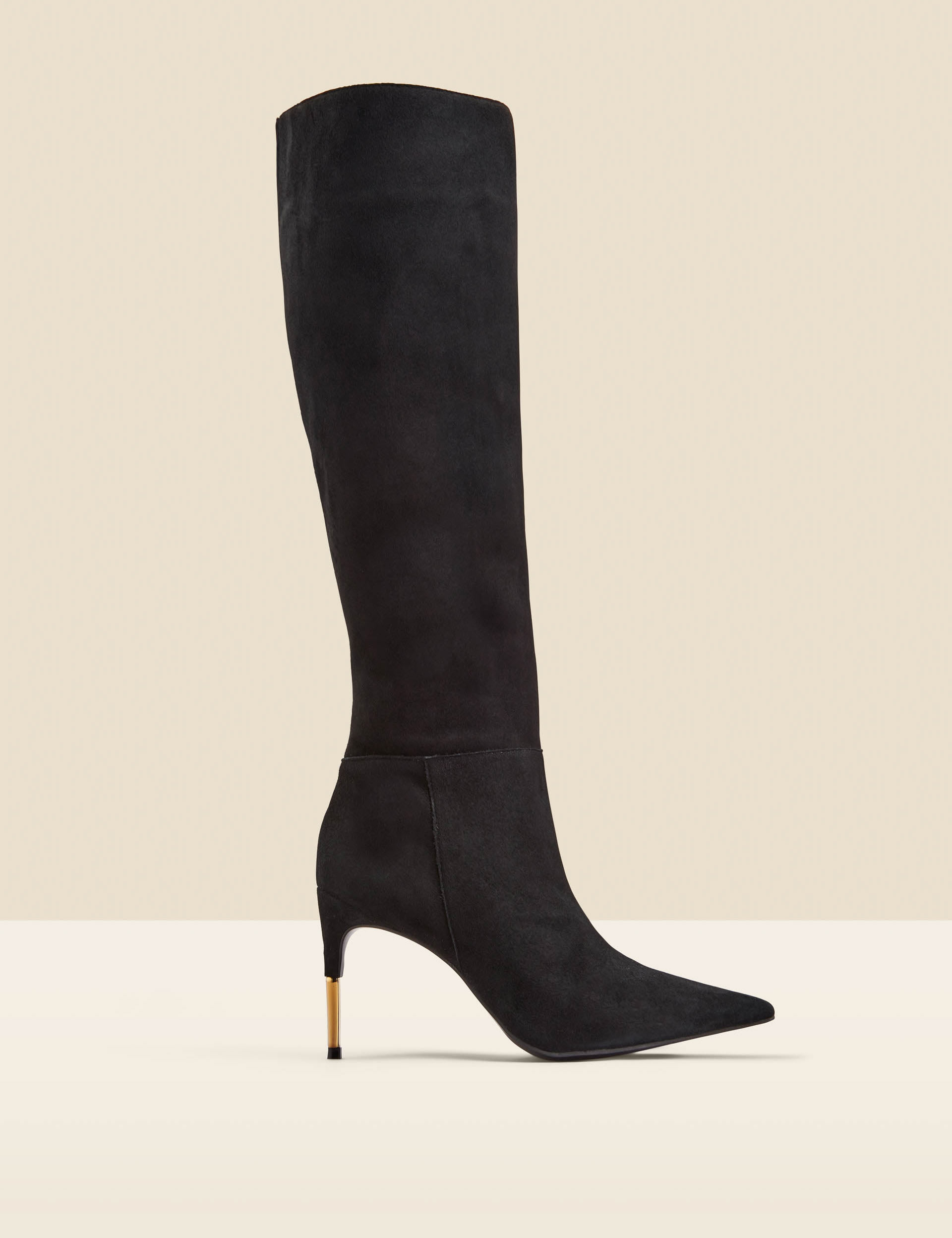 Suede Stiletto Heel Knee High Boots | SOSANDAR | M&S