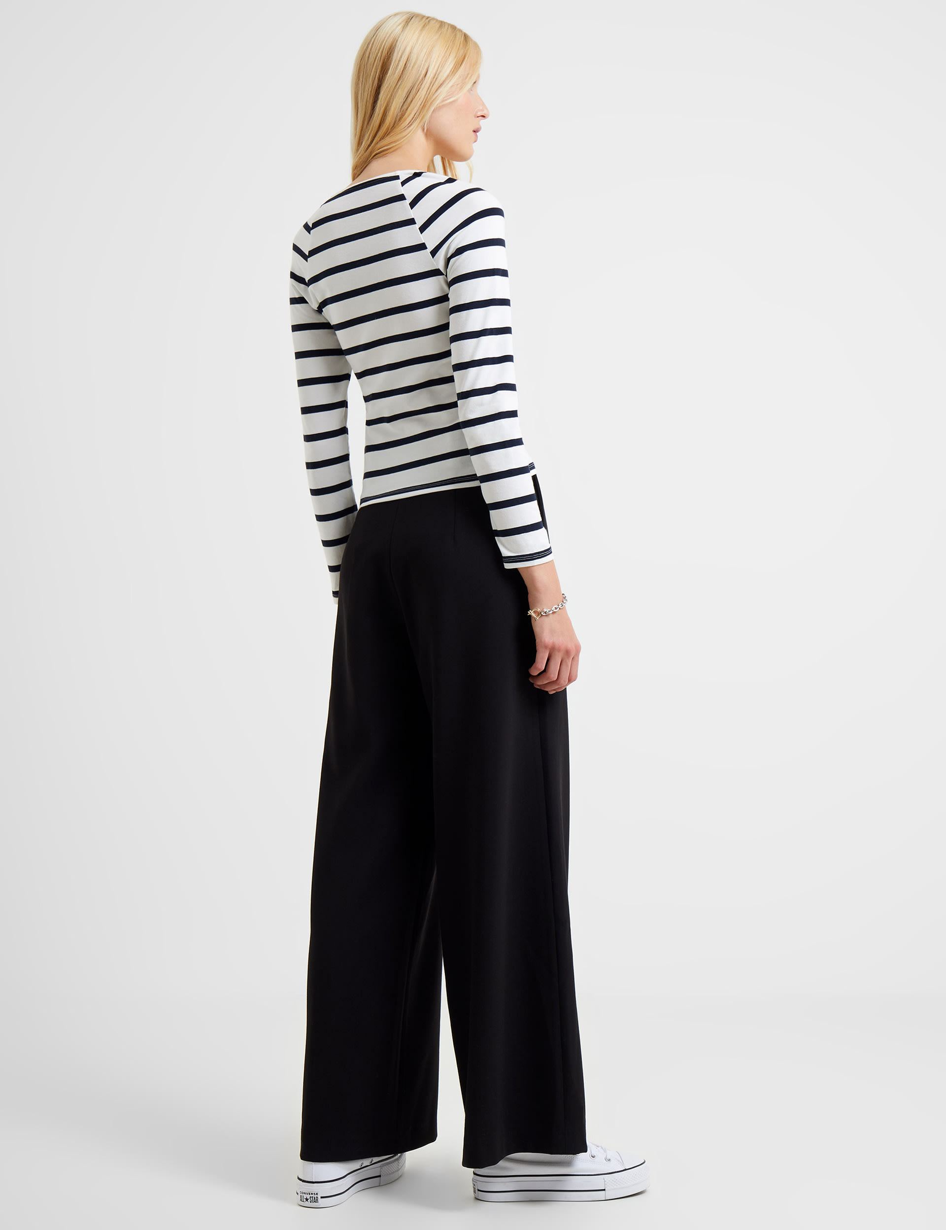 Cotton Rich Striped Square Neck Top 4 of 4