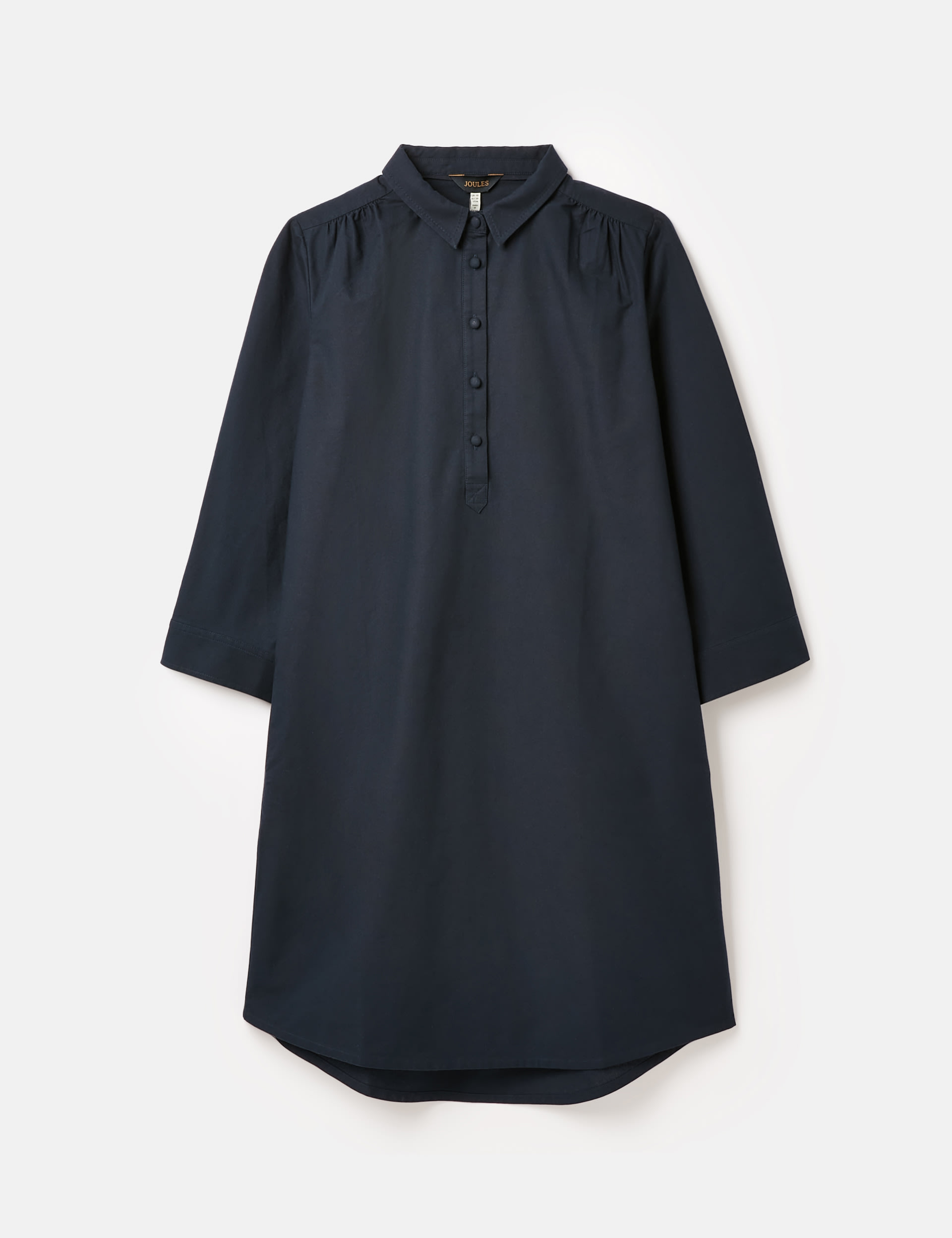 Pure Cotton Knee Length Shirt Dress 2 of 7