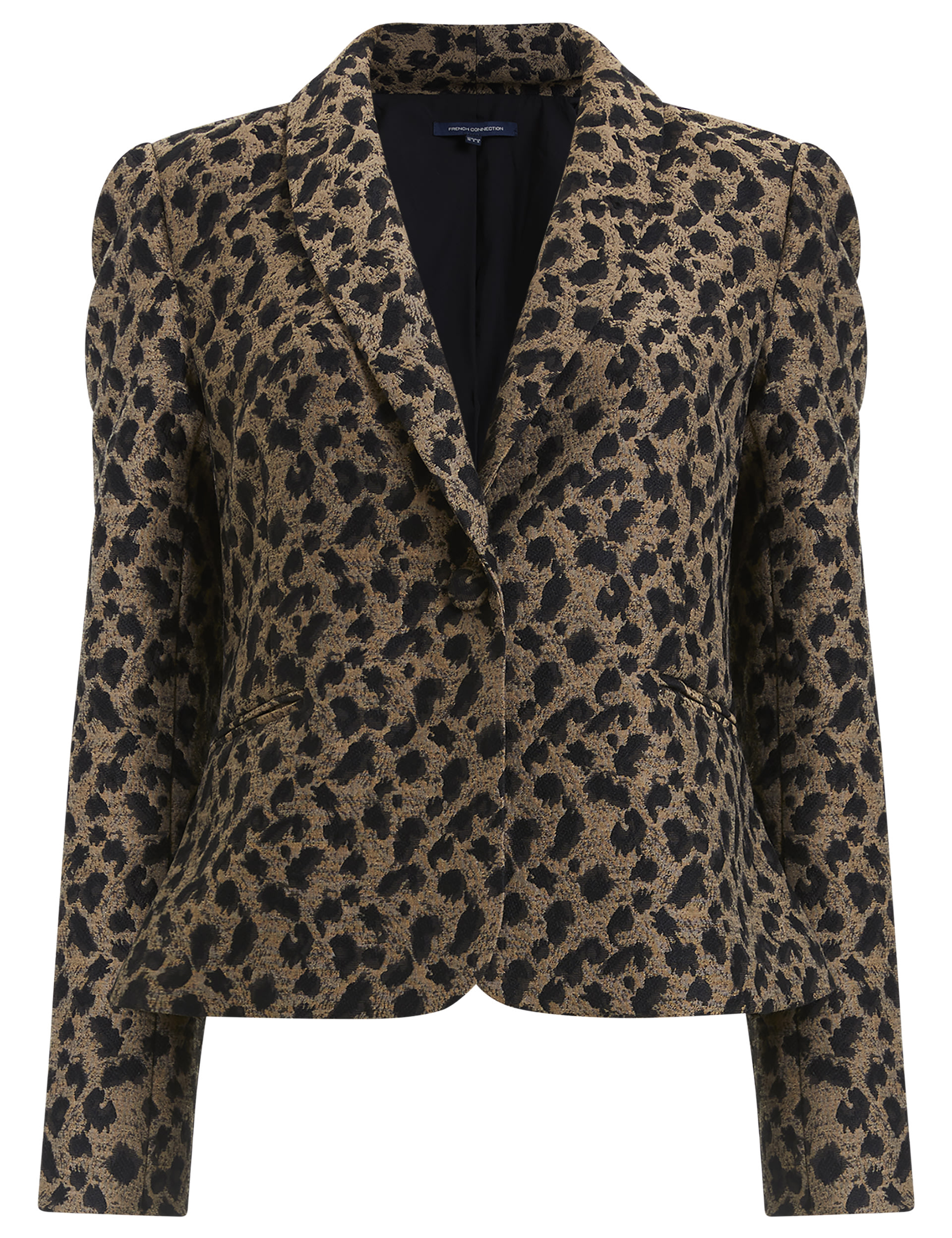 Animal Print Single Breasted Blazer 2 of 4