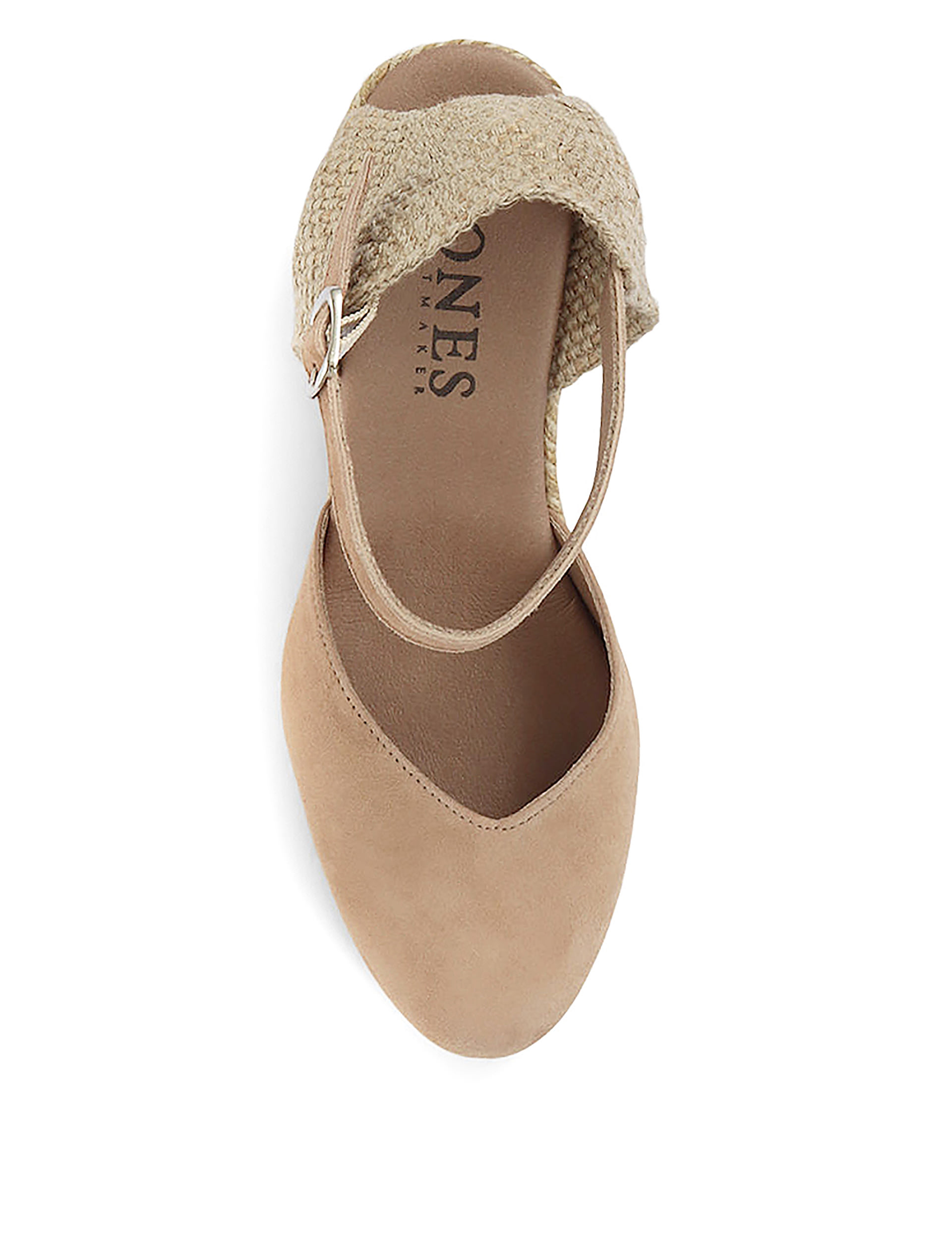 Suede Ankle Strap Wedge Espadrilles 4 of 6