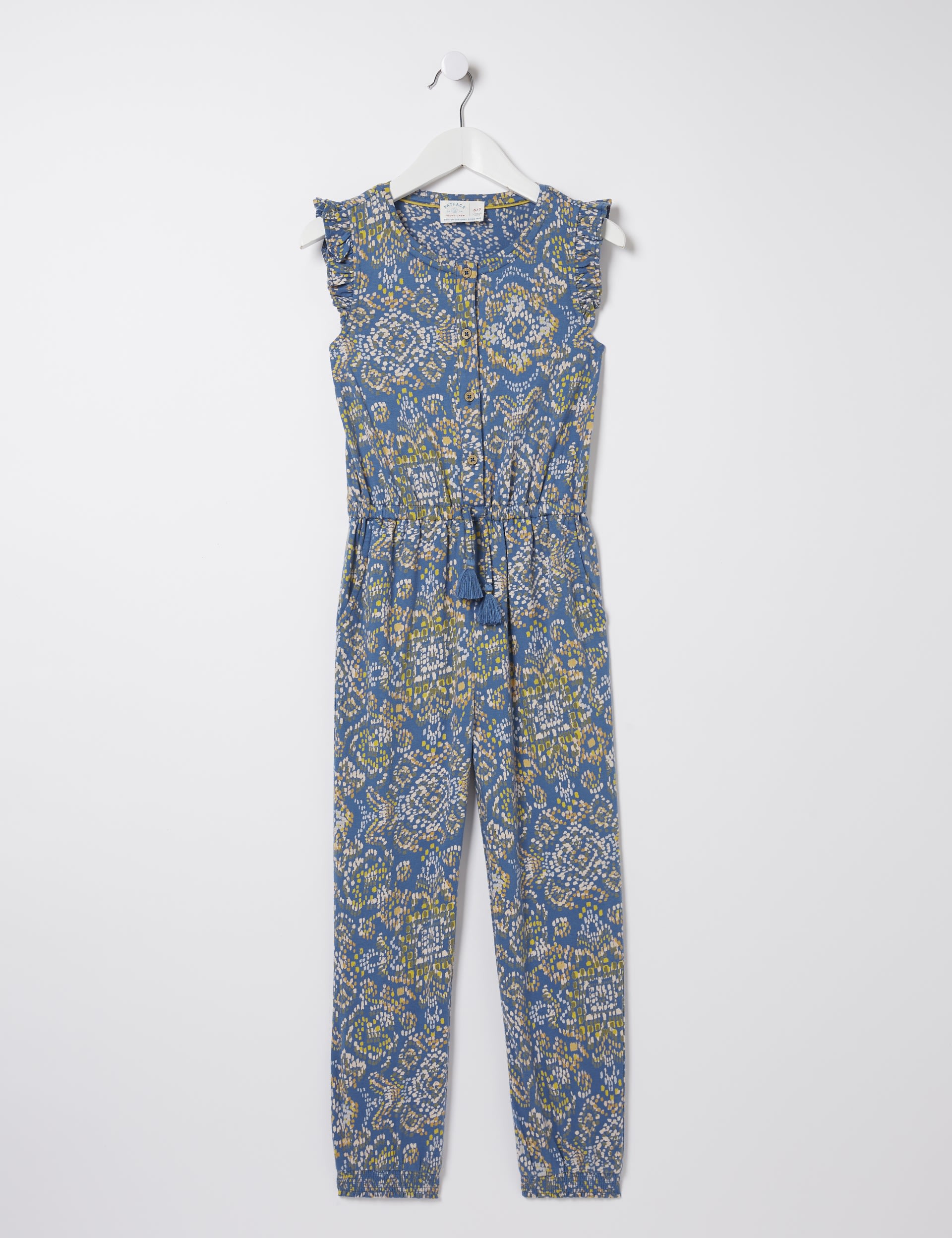 Pure Cotton Printed Jumpsuit (3-13 Yrs) 2 of 4