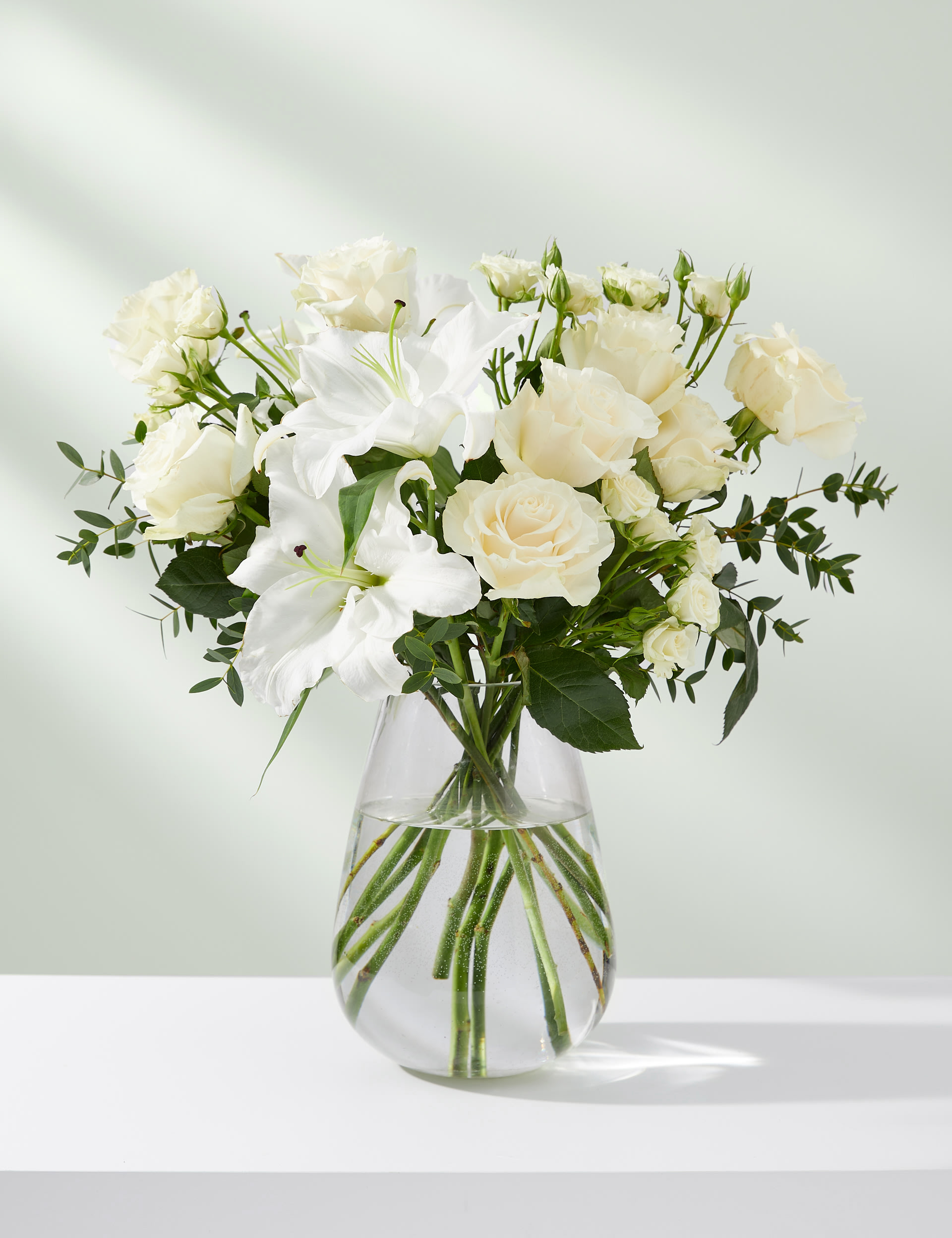 White Rose & Lily Bouquet 1 of 7