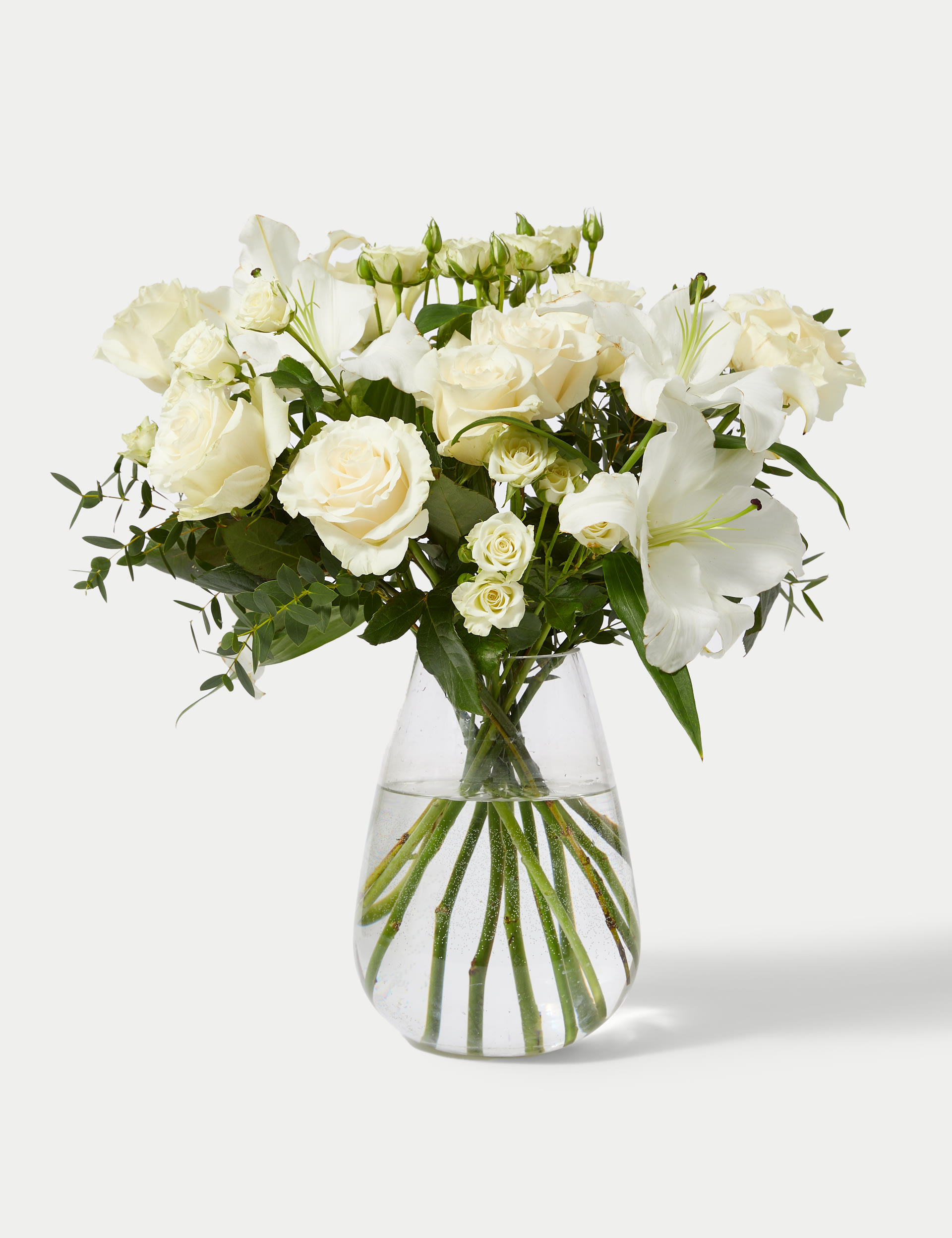 White Rose & Lily Bouquet 4 of 7