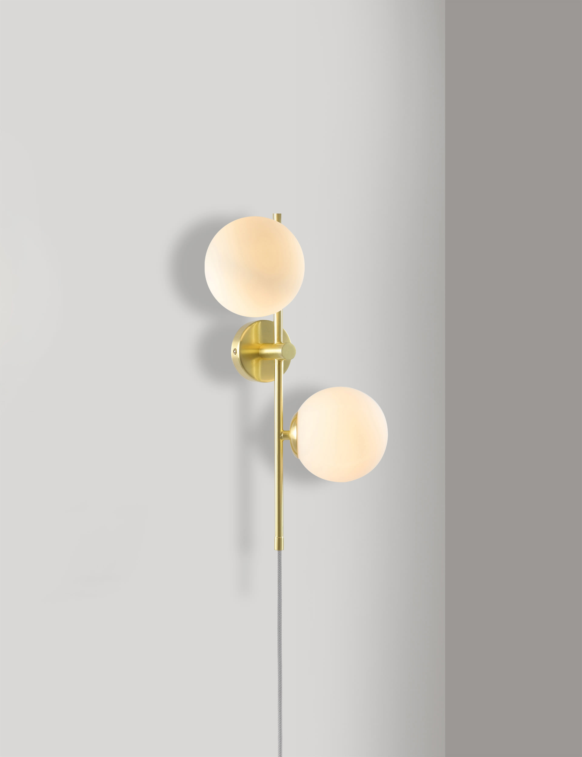 Opal Globe Plug In Wall Light 6 of 8