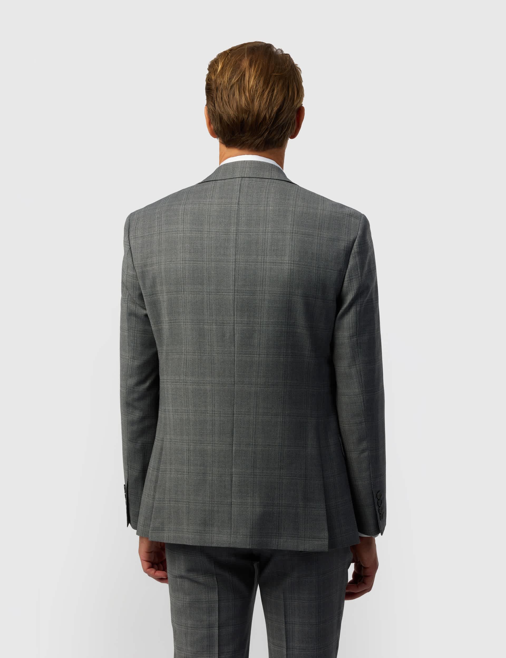 3 Piece Slim Fit Wool Blend Suit thumbnail 4
