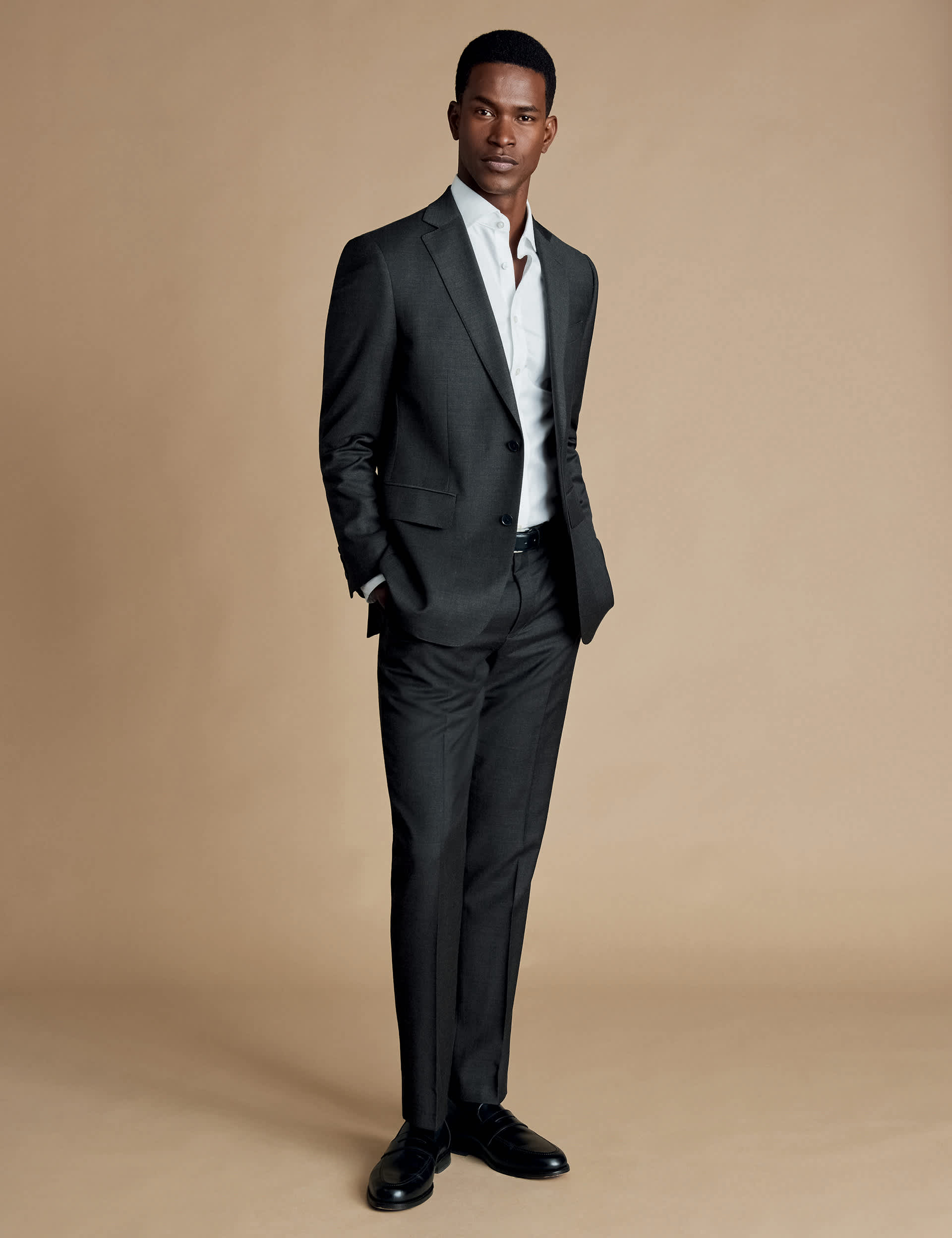 Slim Fit Pure Wool Twill Suit