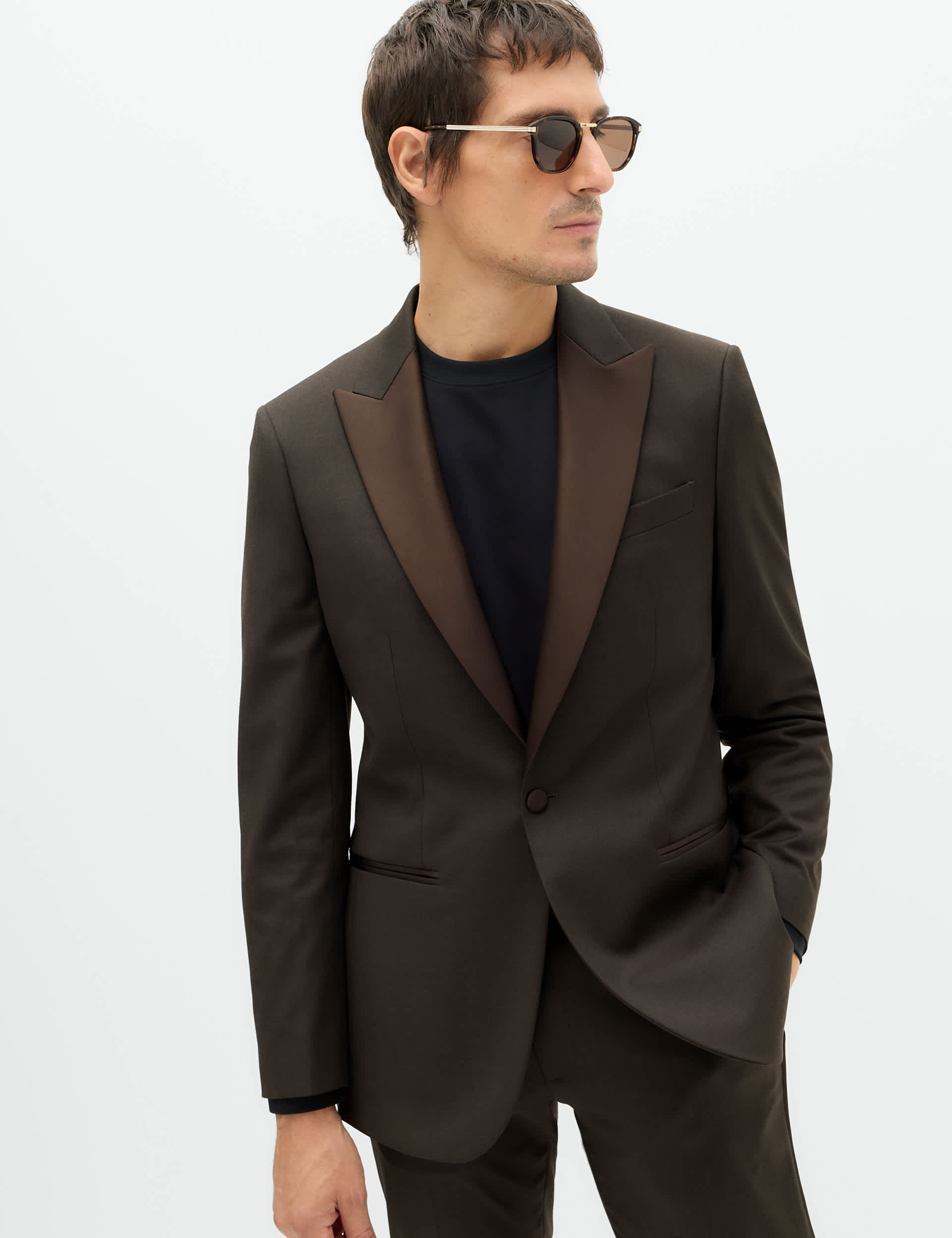 2 Piece Tailored Fit Stretch Tux Suit thumbnail 6
