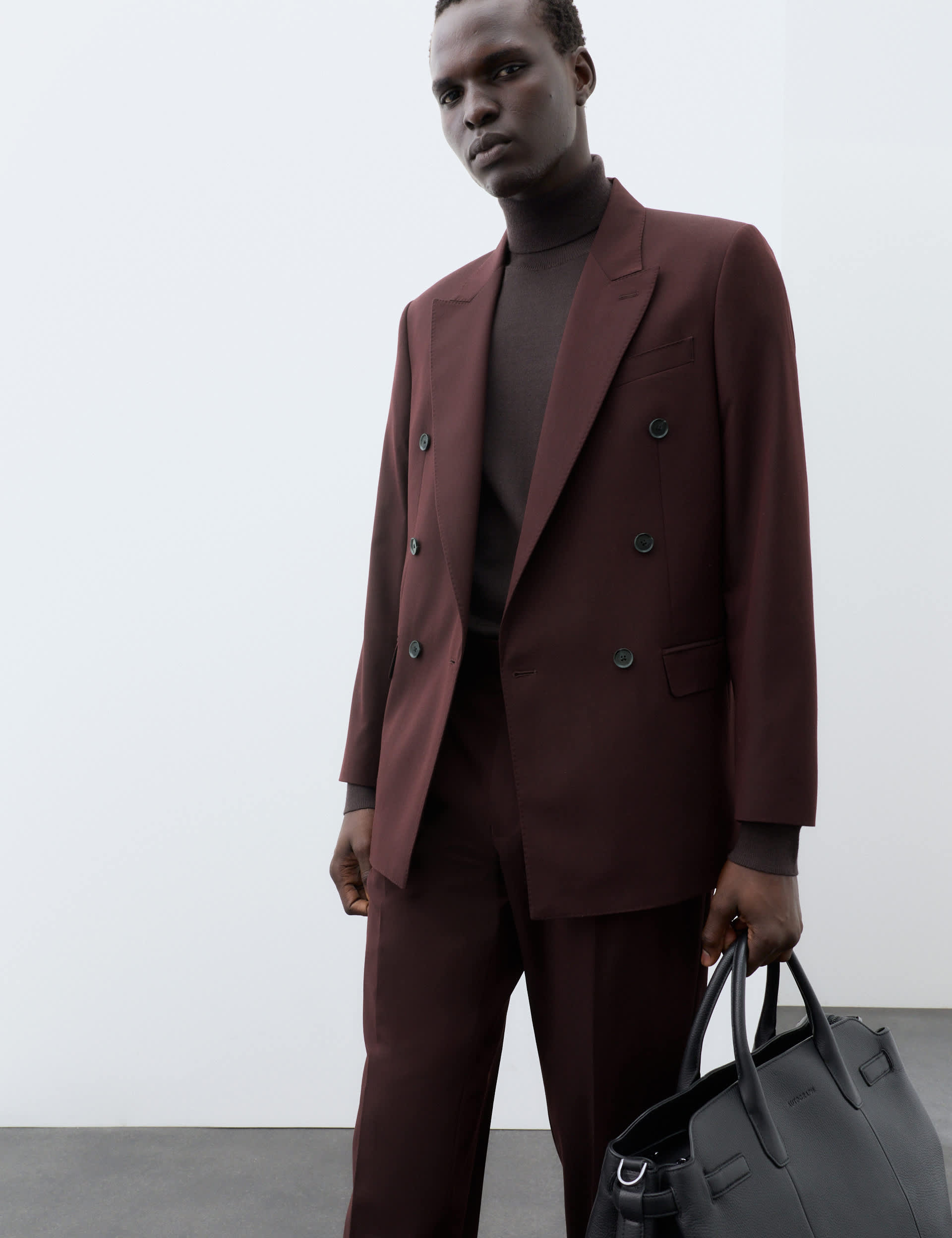 2 Piece Merino Wool Rich Double Breasted Suit thumbnail 6