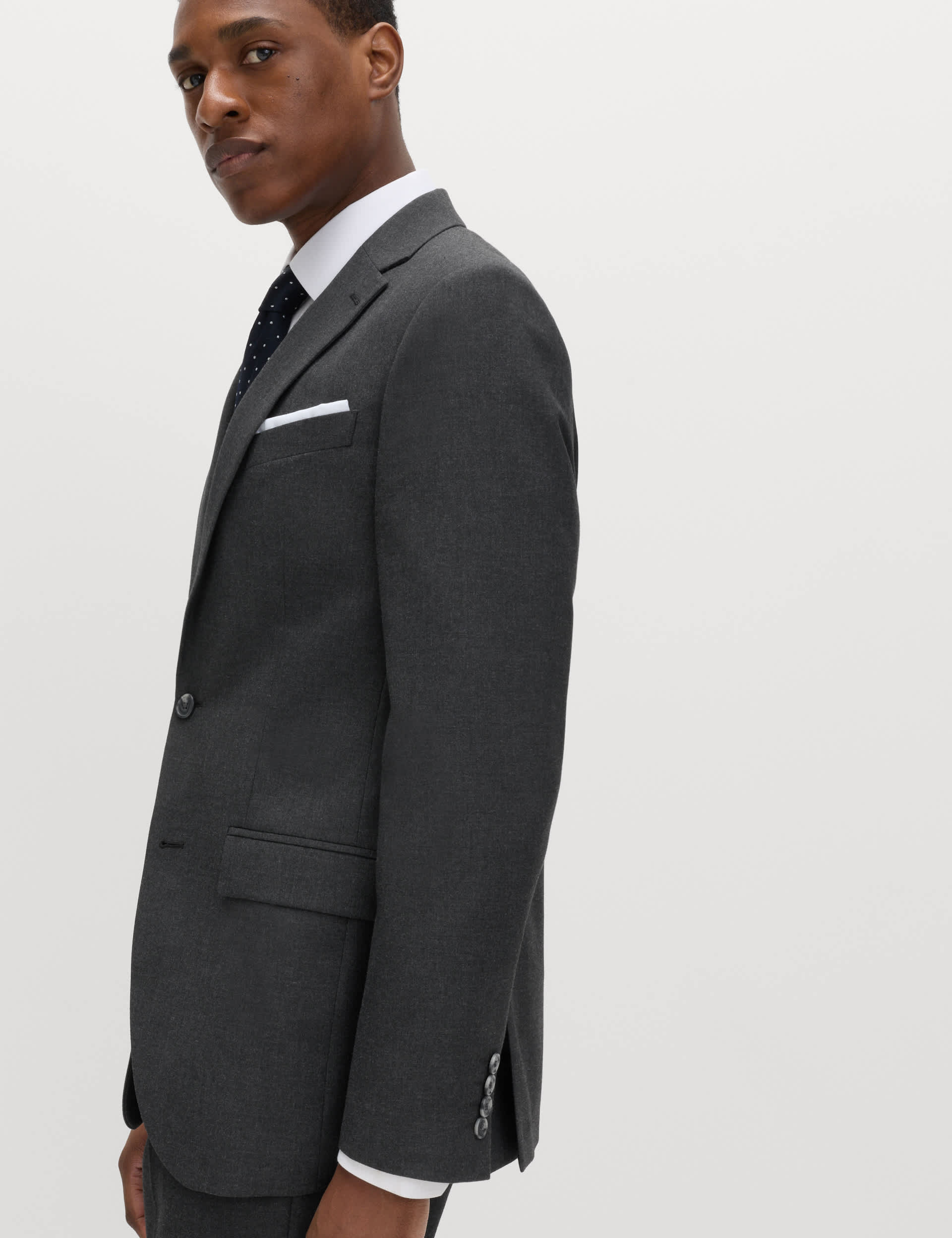 2 Piece Slim Fit Machine Washable Suit thumbnail 4