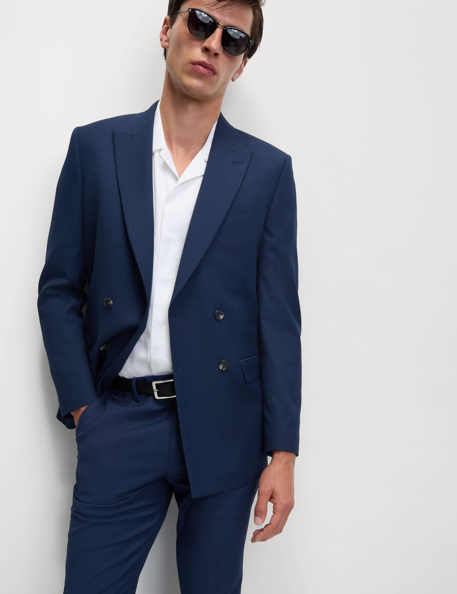 Slim Fit Double Breasted Suit | M&S