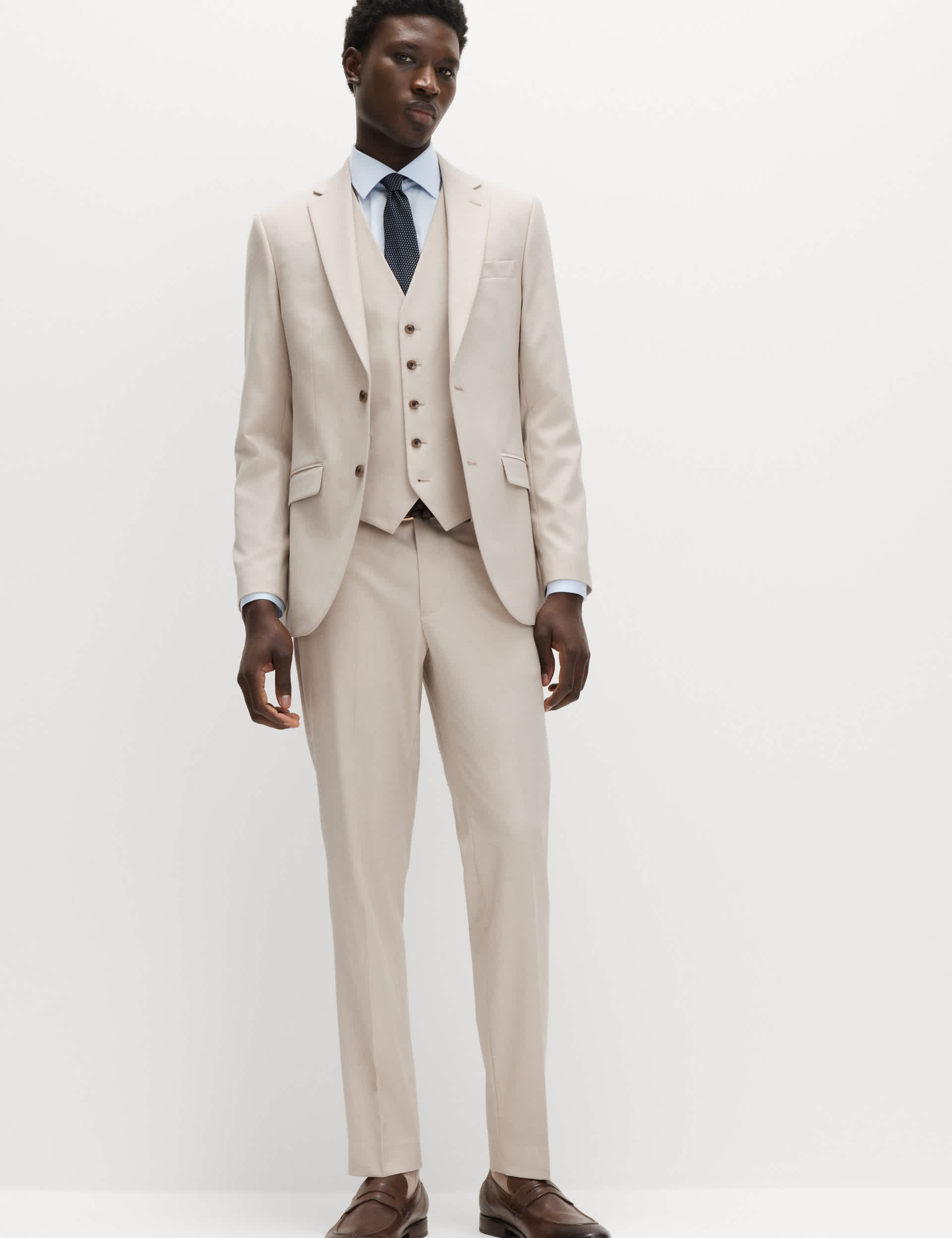 3 Piece Slim Fit Stretch Ultimate Suit thumbnail 3