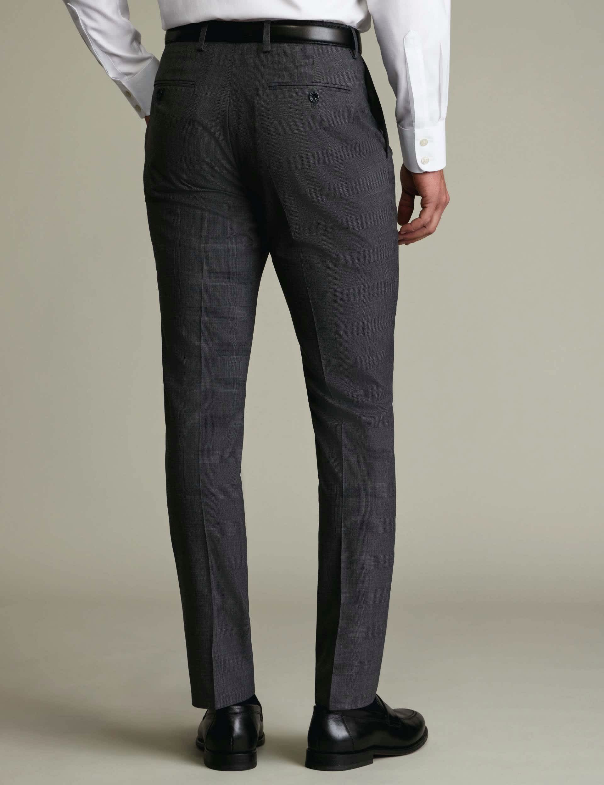 2 Piece Slim Fit Pure Wool Sharkskin Suit thumbnail 3