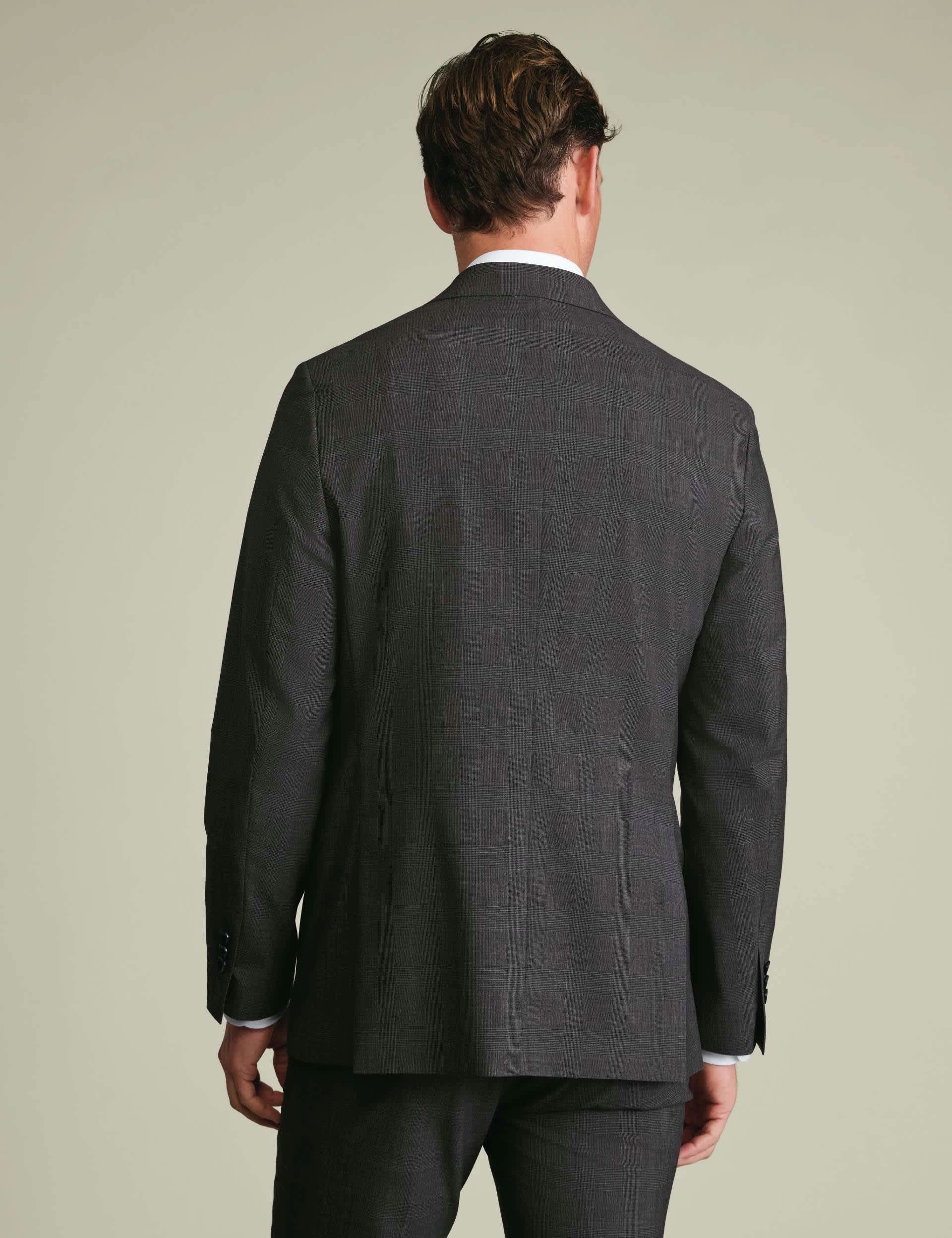 2 Piece Slim Fit Pure Wool Sharkskin Suit thumbnail 4