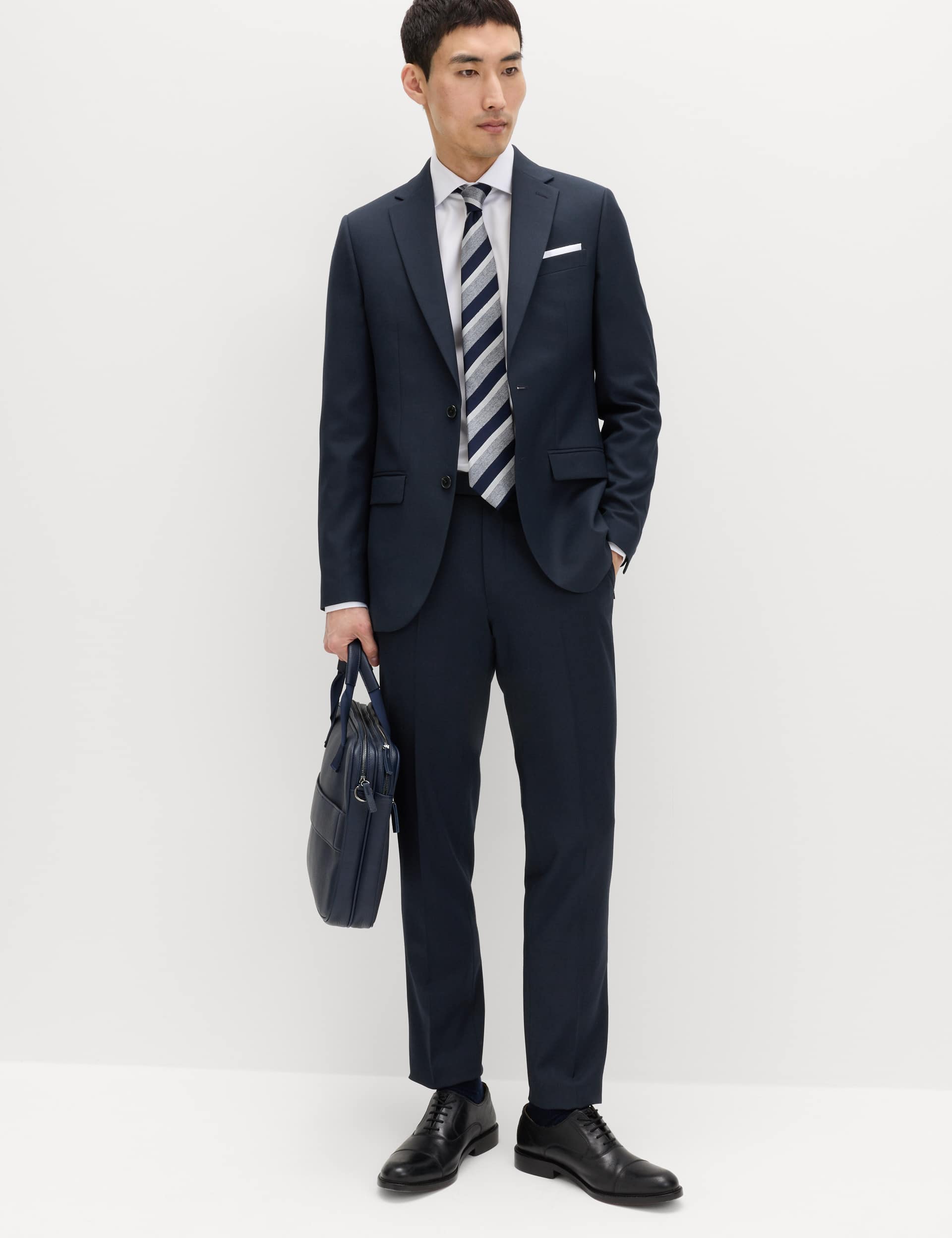 3 Piece Slim Fit Stretch Suit thumbnail 6