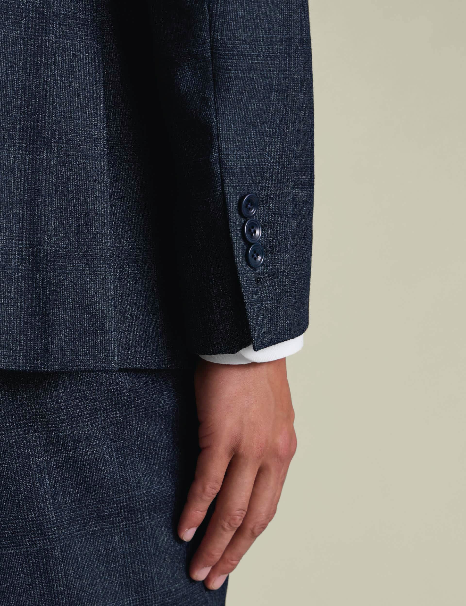 2 Piece Slim Fit Super 120s Merino Wool Suit thumbnail 2