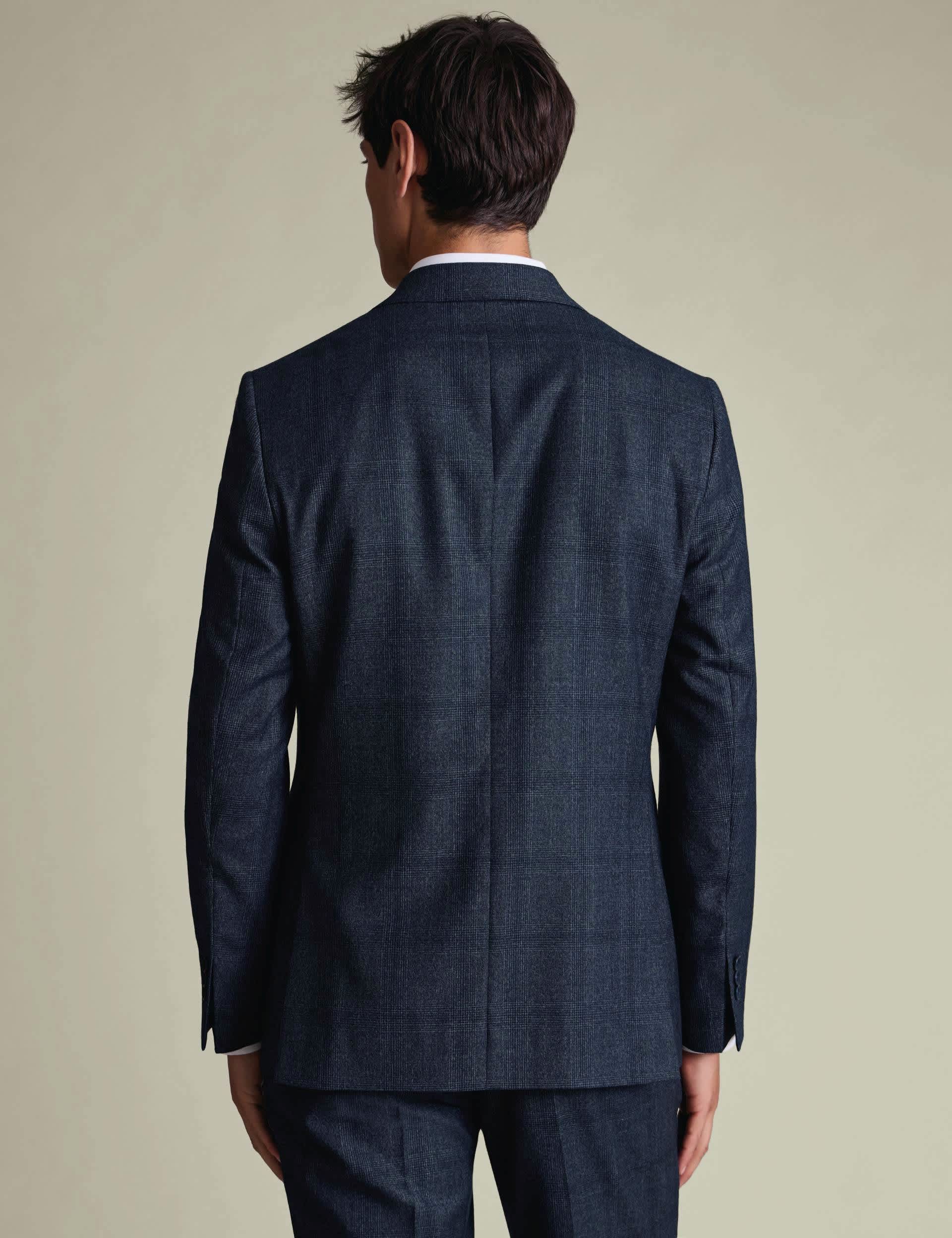 2 Piece Slim Fit Super 120s Merino Wool Suit thumbnail 4