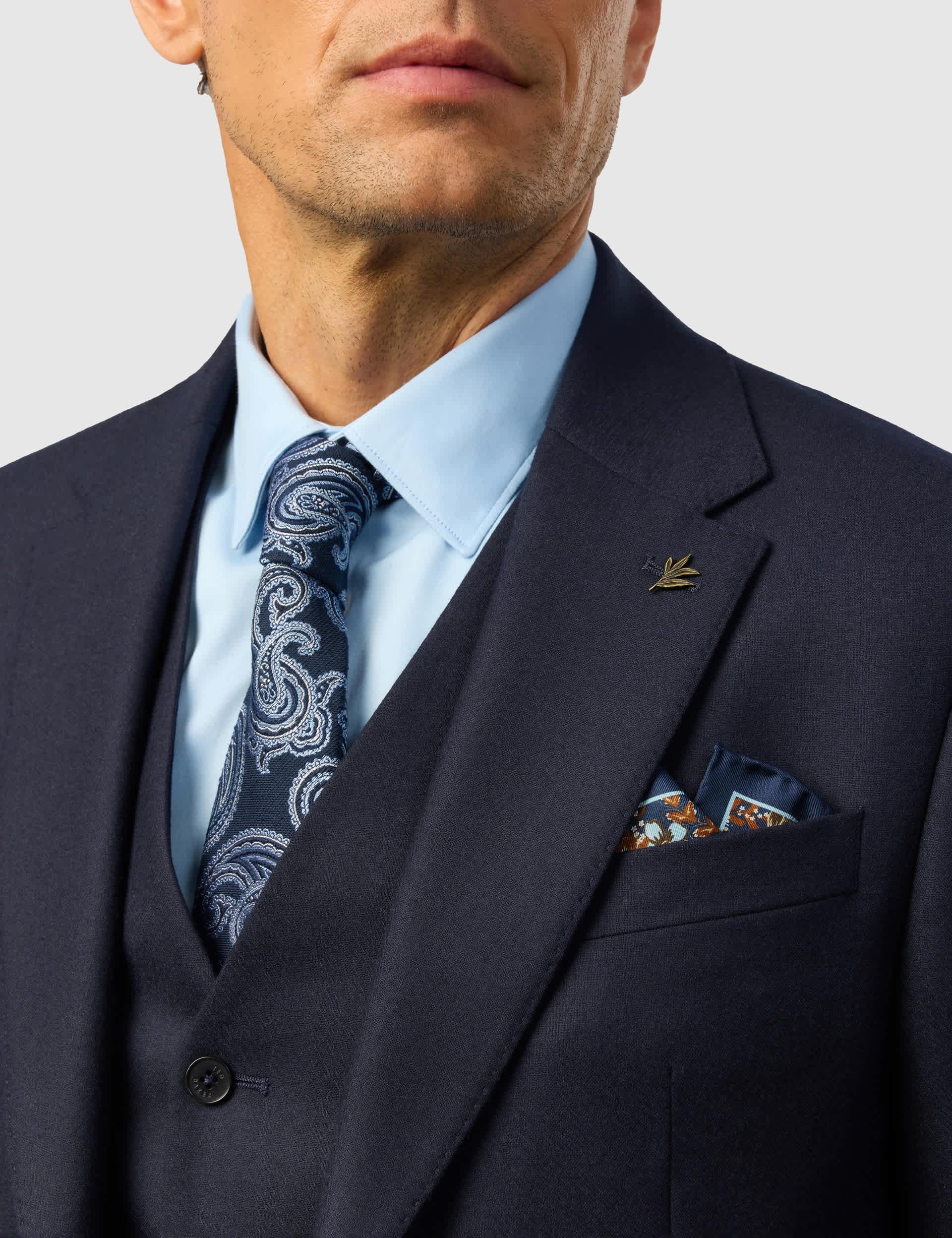 2 Piece Slim Fit Wool Rich Stretch Flannel Suit thumbnail 2