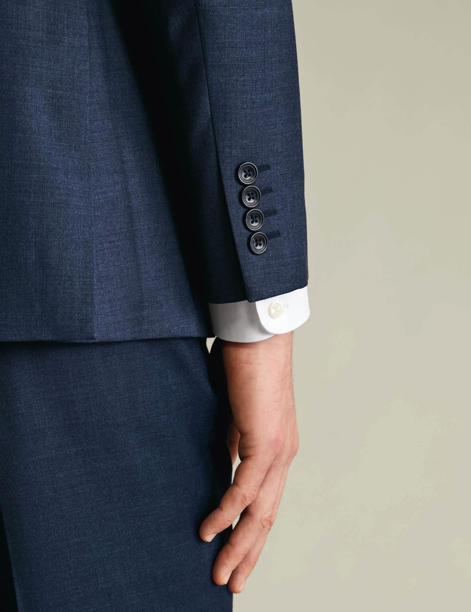2 Piece Slim Fit Super 100s Wool Twill Suit thumbnail 2