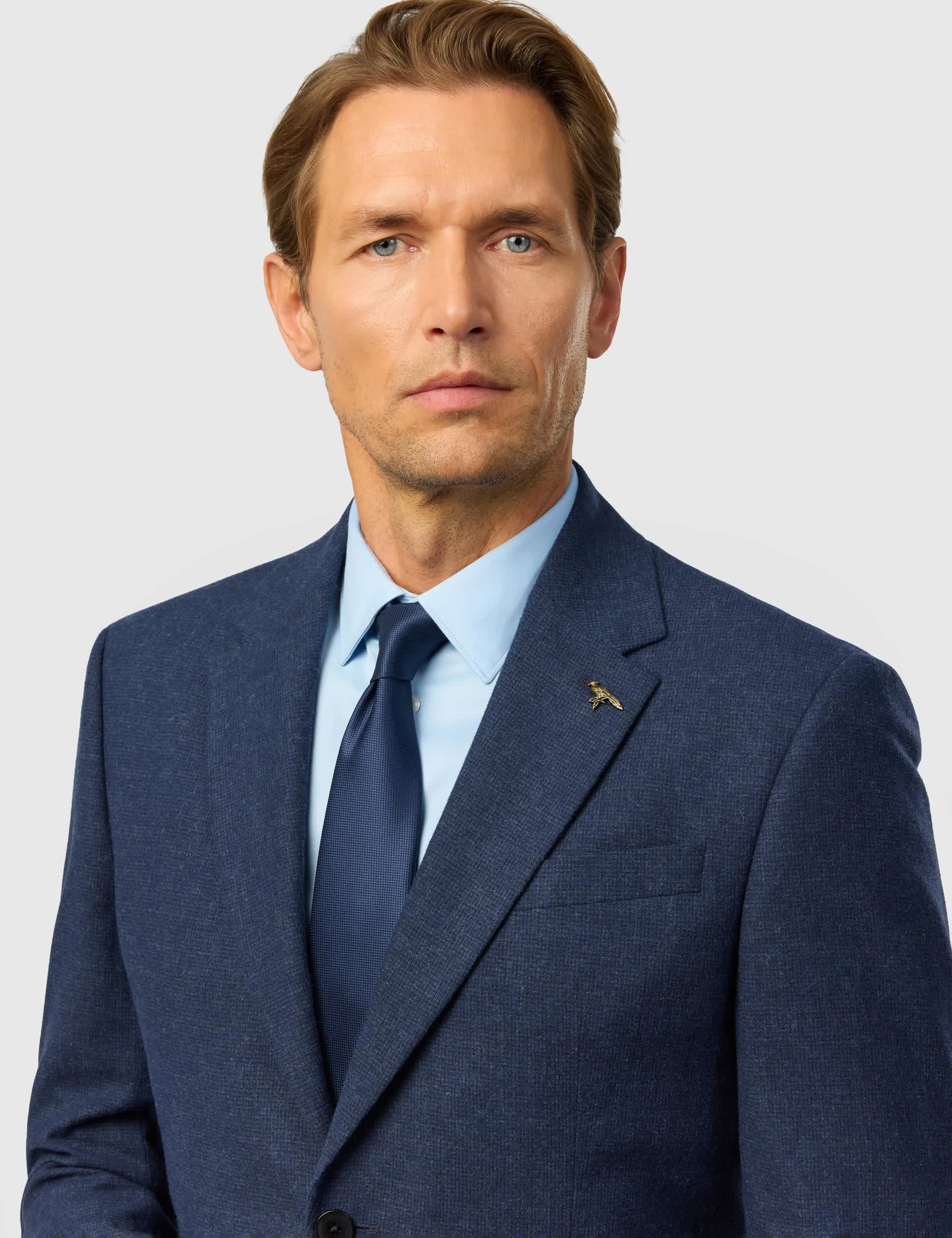 2 Piece Slim Fit Wool Rich Puppytooth Suit thumbnail 2