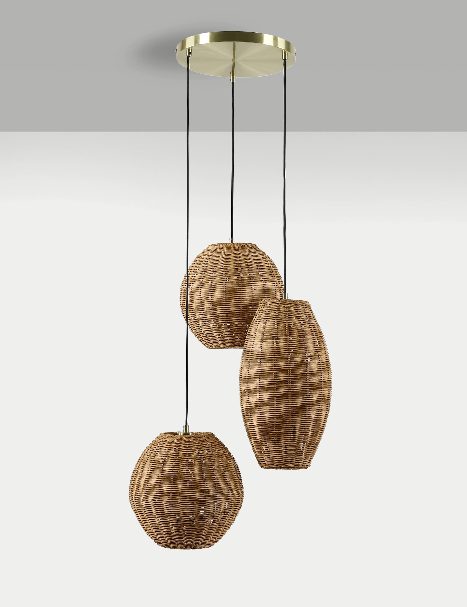 Cabana Rattan Cluster Pendant Light | M&S Collection | M&S