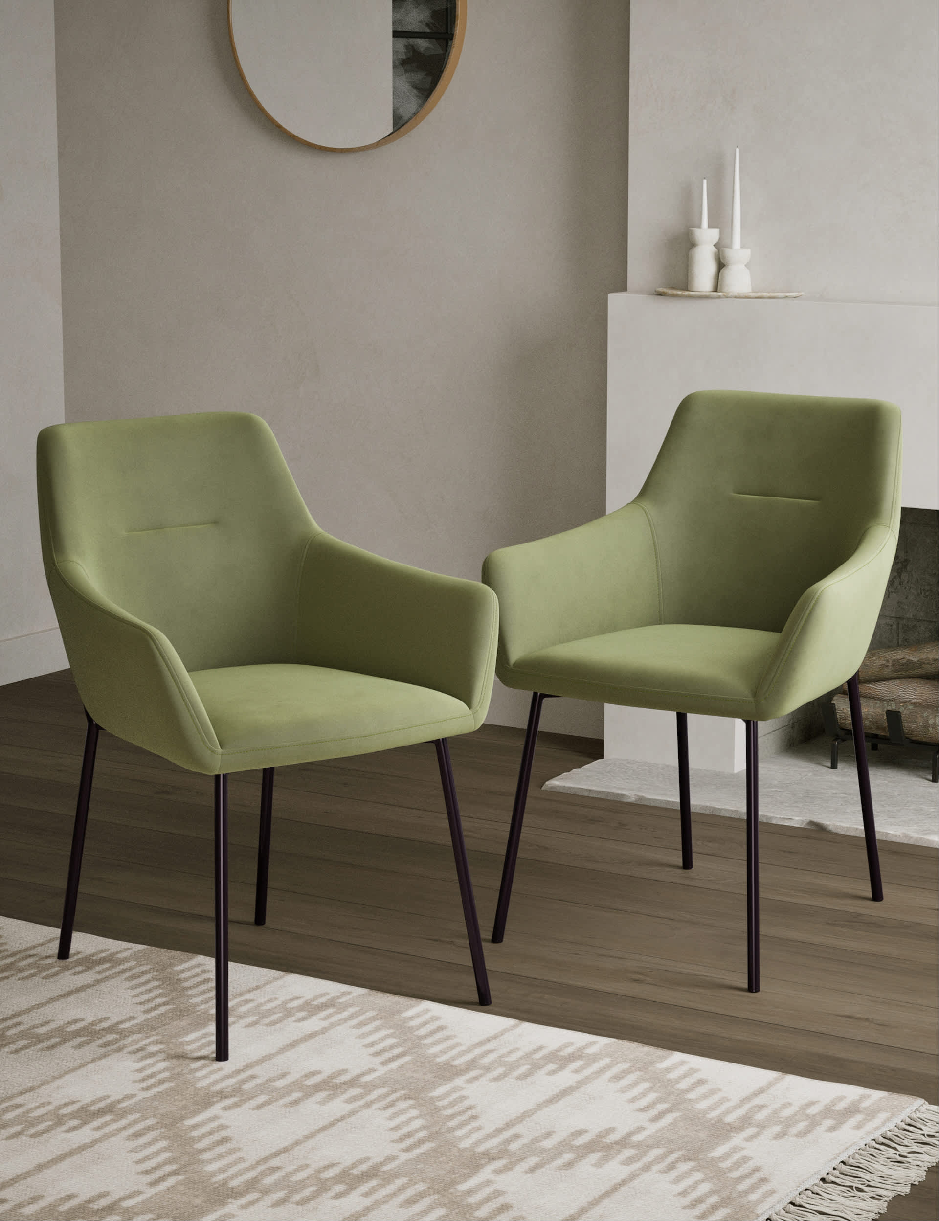 Set of 2 Bradford Dining Chairs