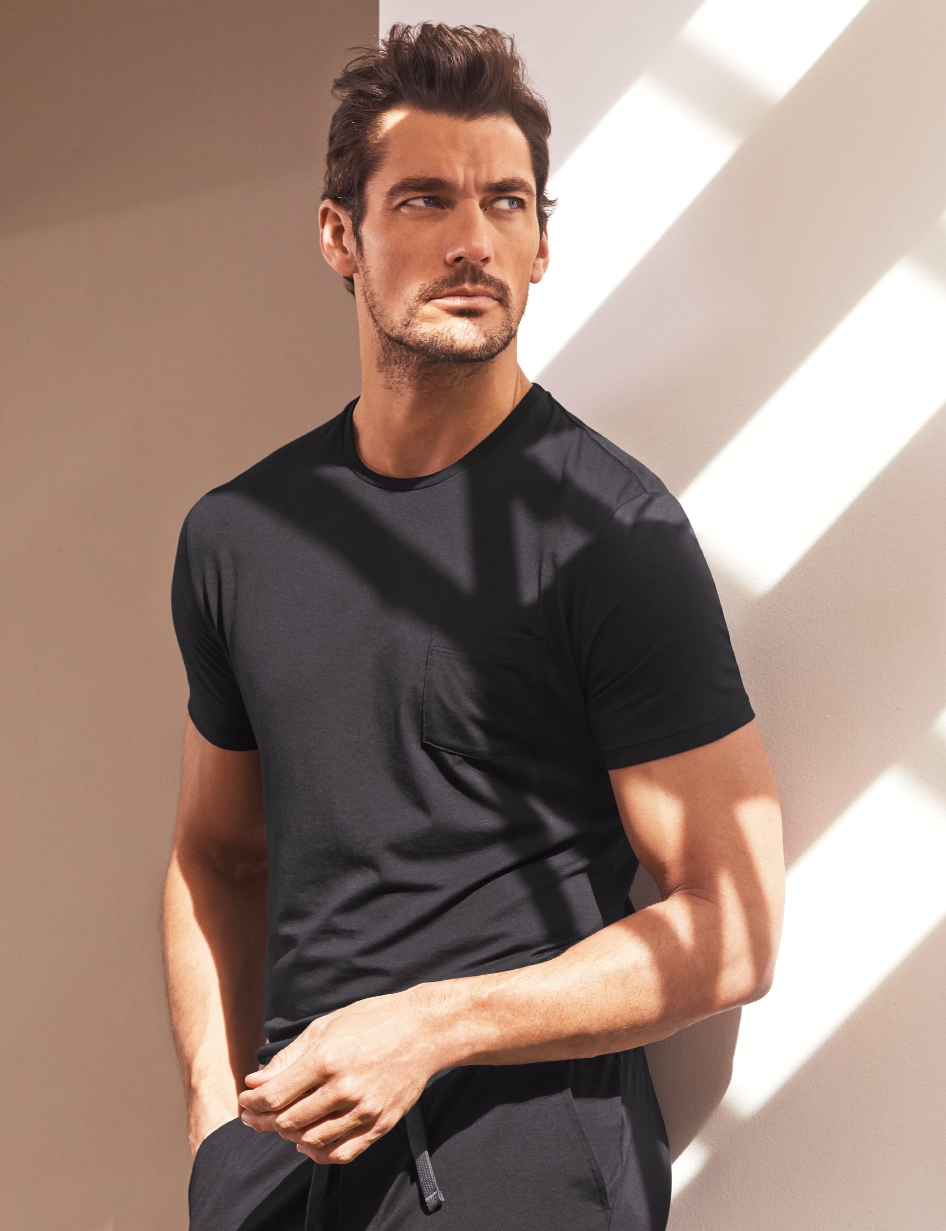 David gandy for autograph slim fit supersoft pyjama shorts outlet