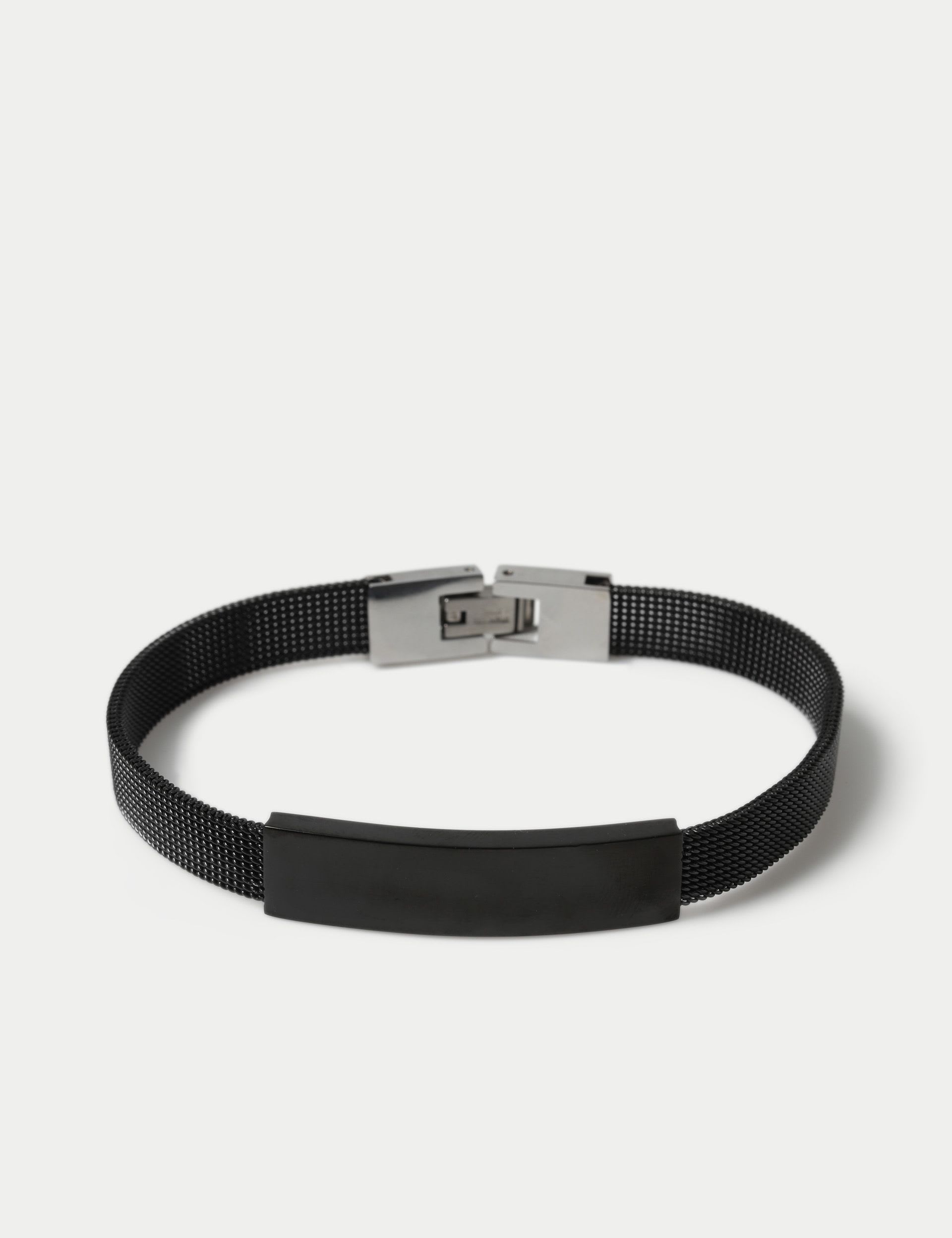 Stainless Steel Mesh Bar Bracelet