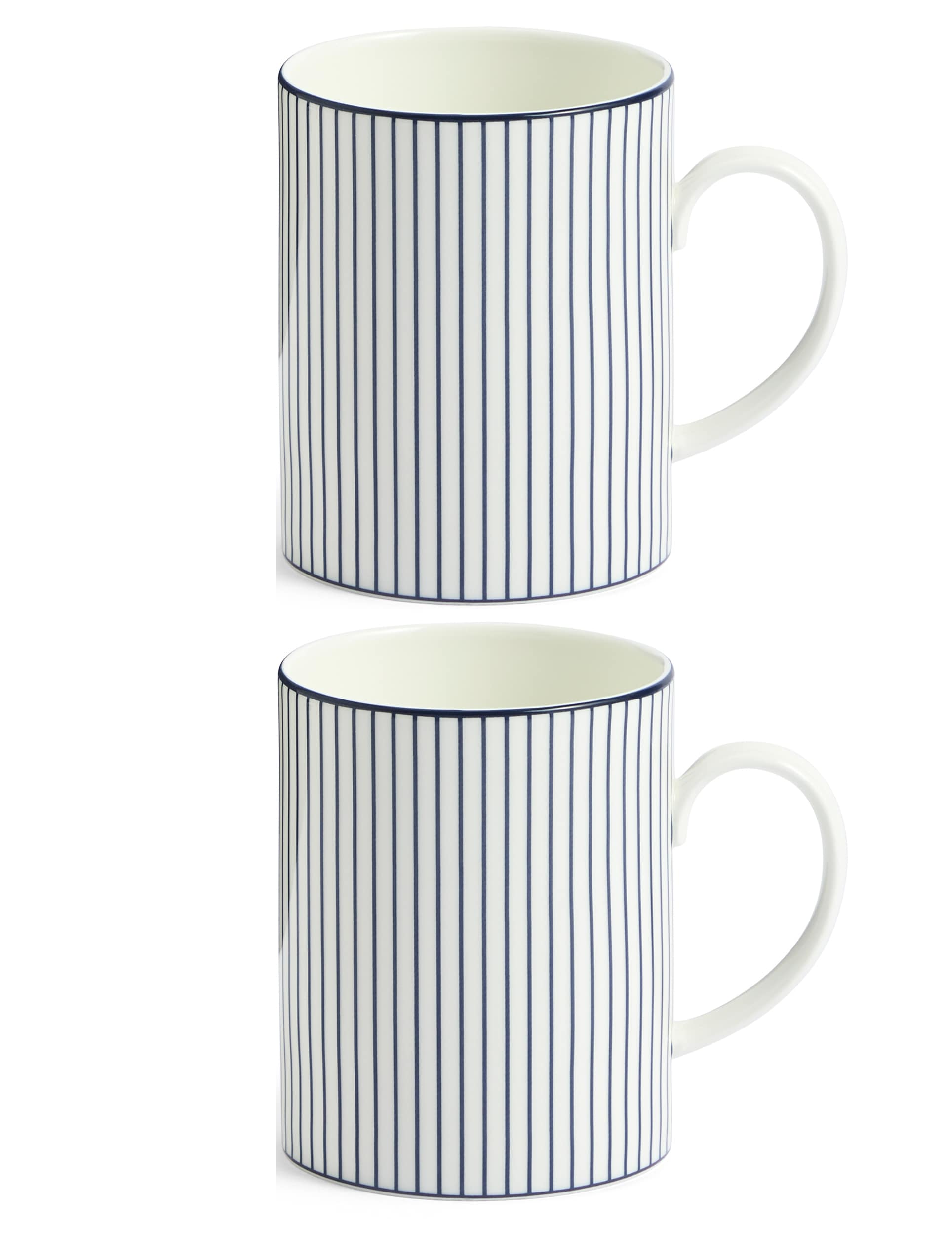 Set 2 Pinstripe Mugs