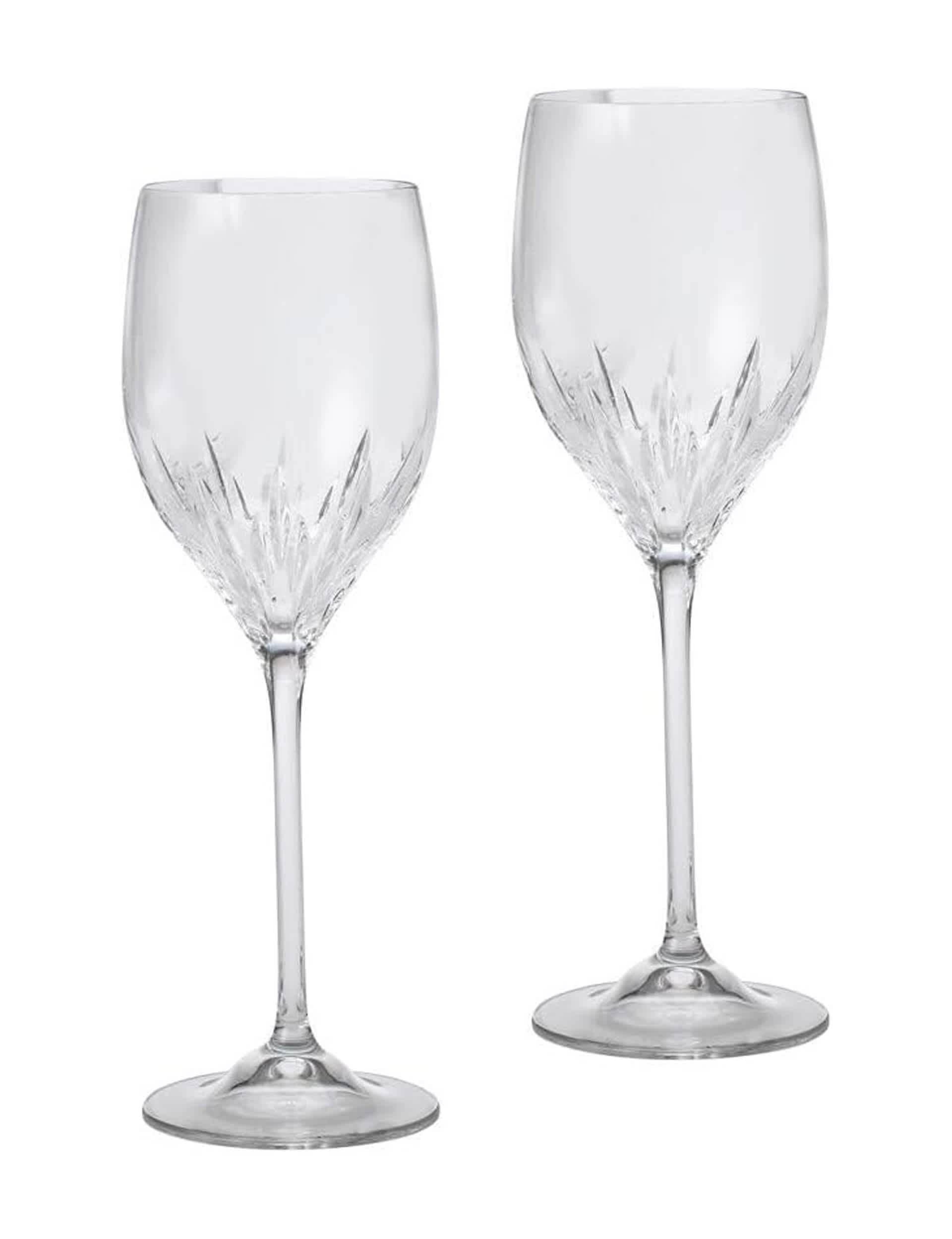 Set of 2 Vera Wang Duchesse Crystal Wine Glasses