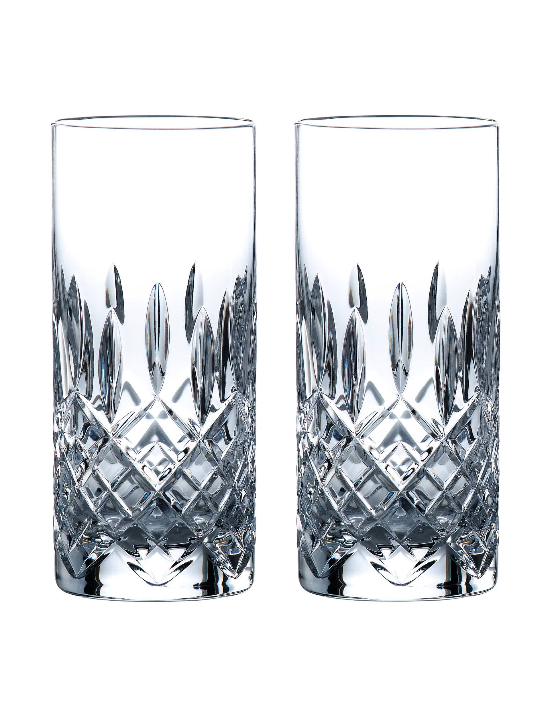 Set 2 Ashmere Crystal Highball Glasses