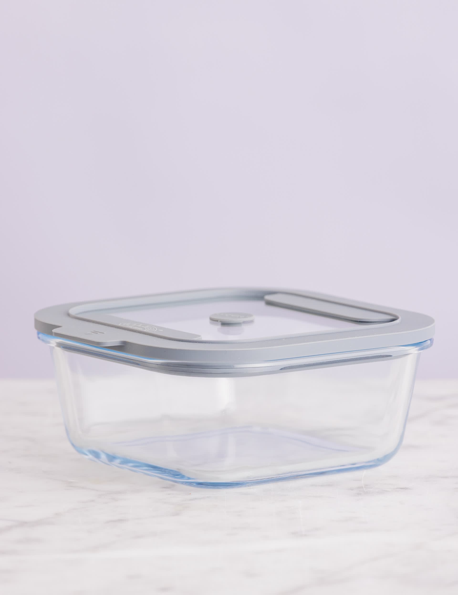 Set of 2 Square 0.8L Kilner Storage Boxes