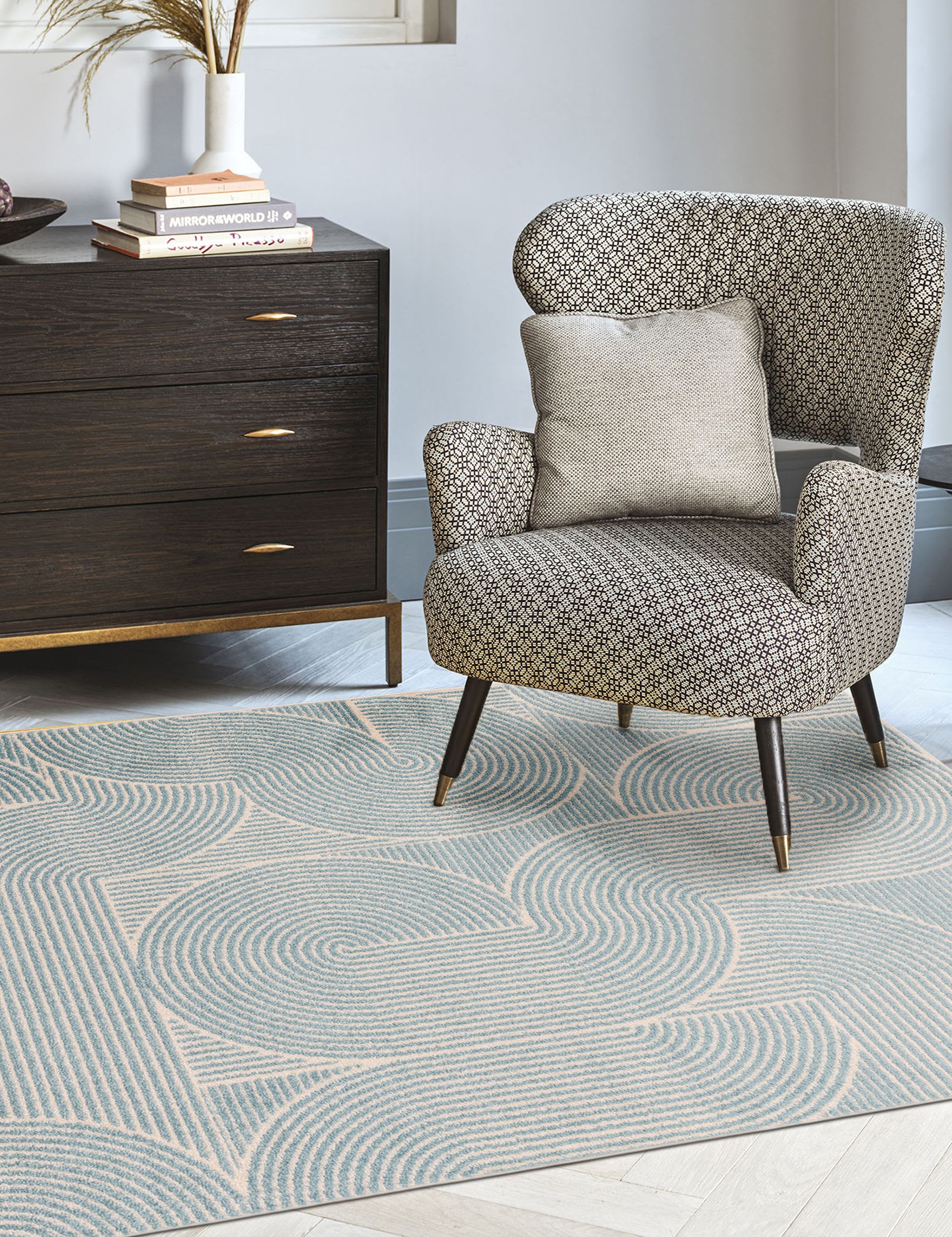 Muse Swirl Rug | Asiatic | M&S