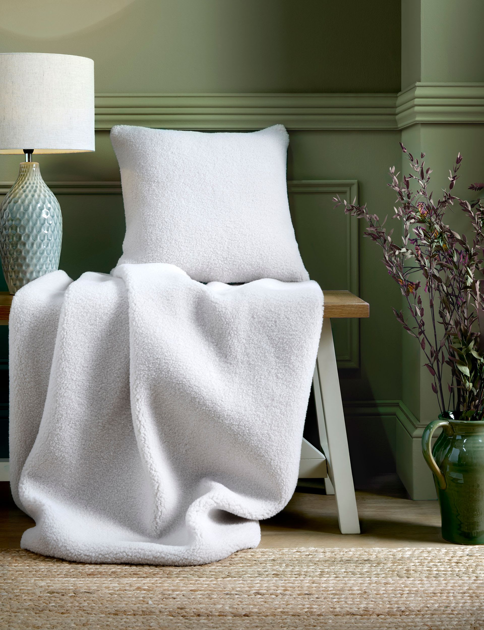Faux Sheepskin Coleford Cushion