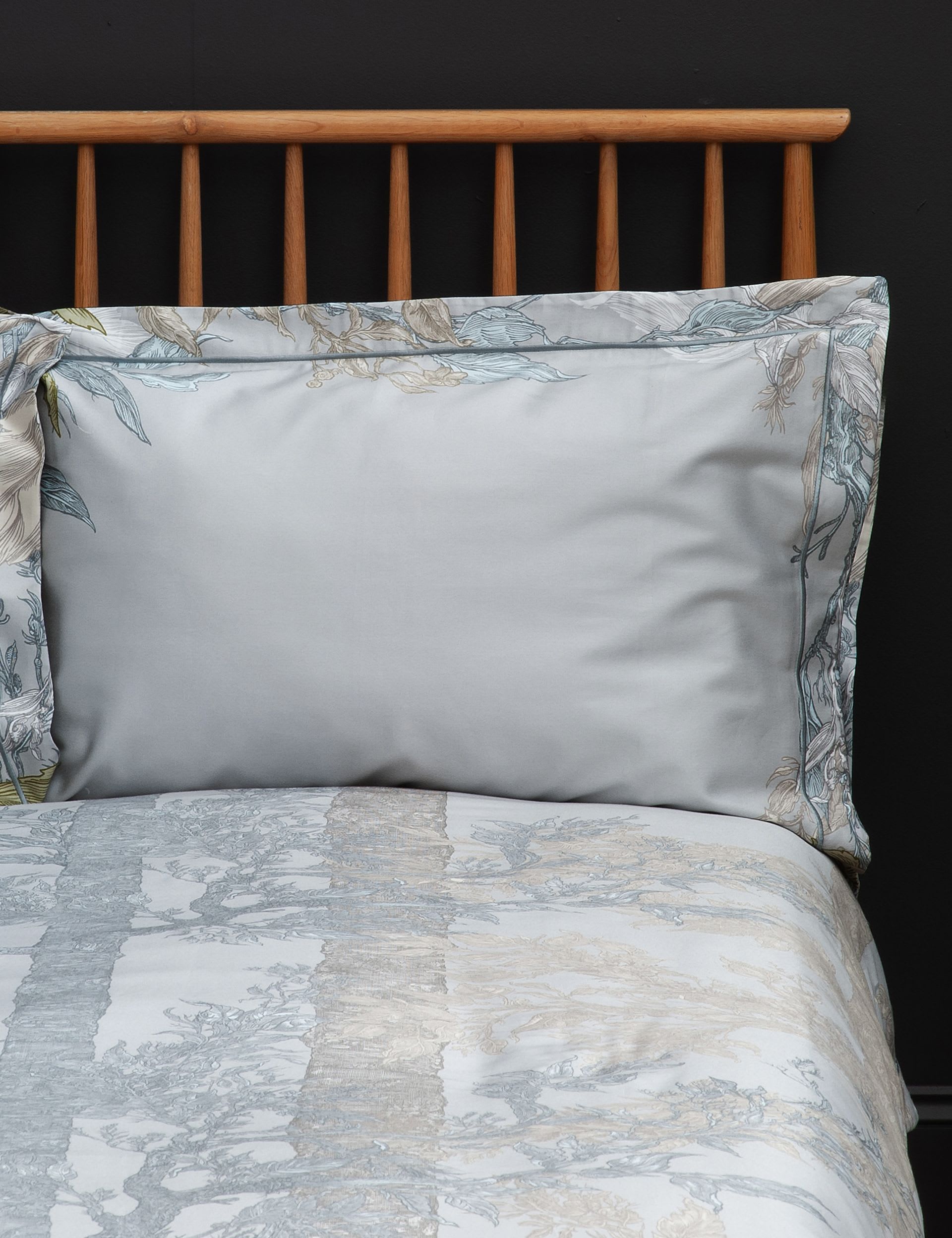 2pk Pure Cotton Sateen Norwegian Wood Pillowcases