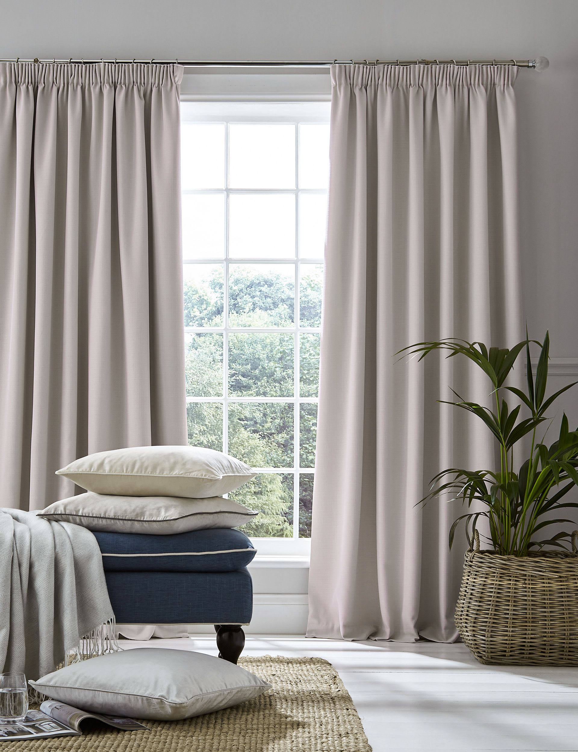 Stephanie Pencil Pleat Blackout Curtains