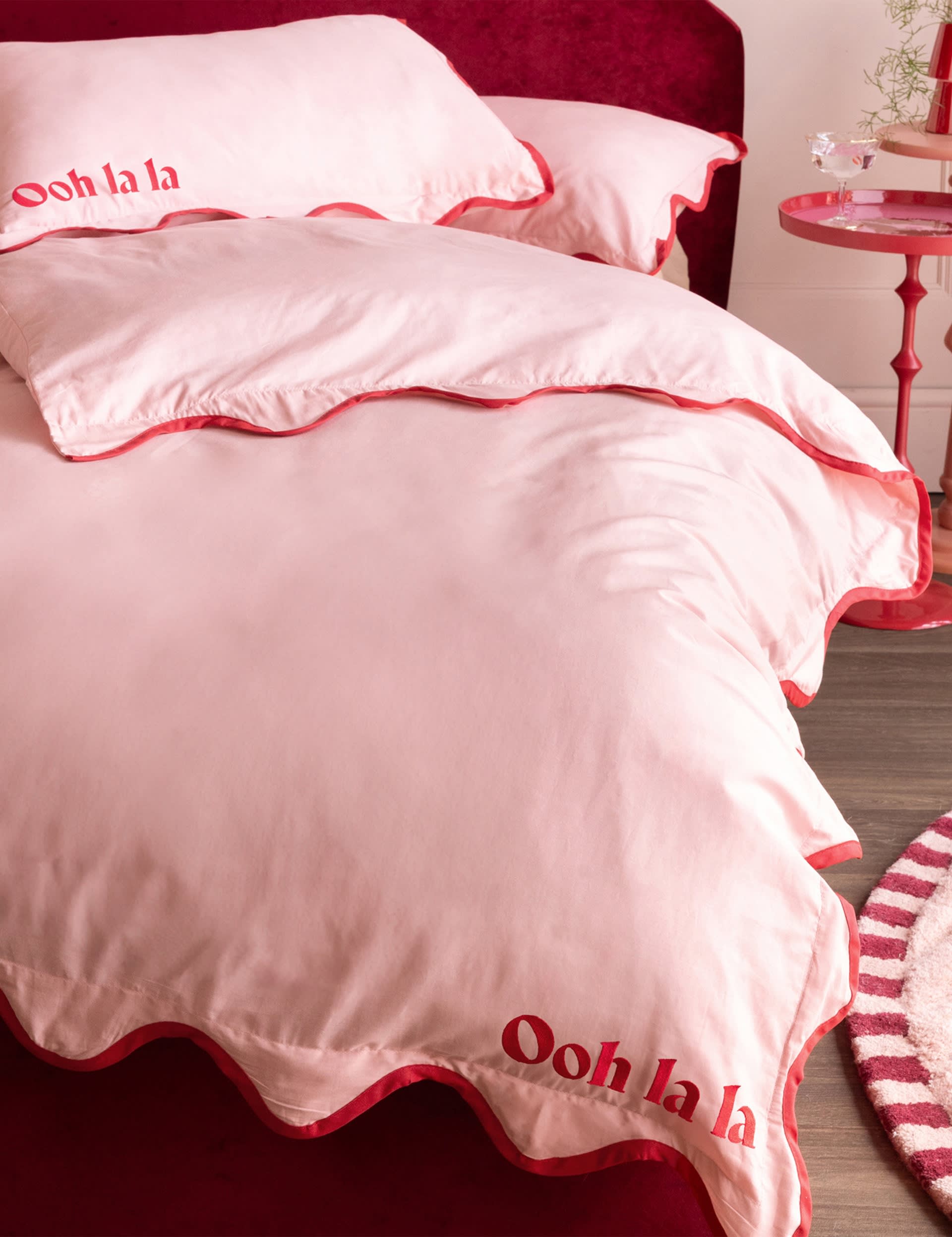 Pure Cotton Frill Trim Ooh La La Duvet Set