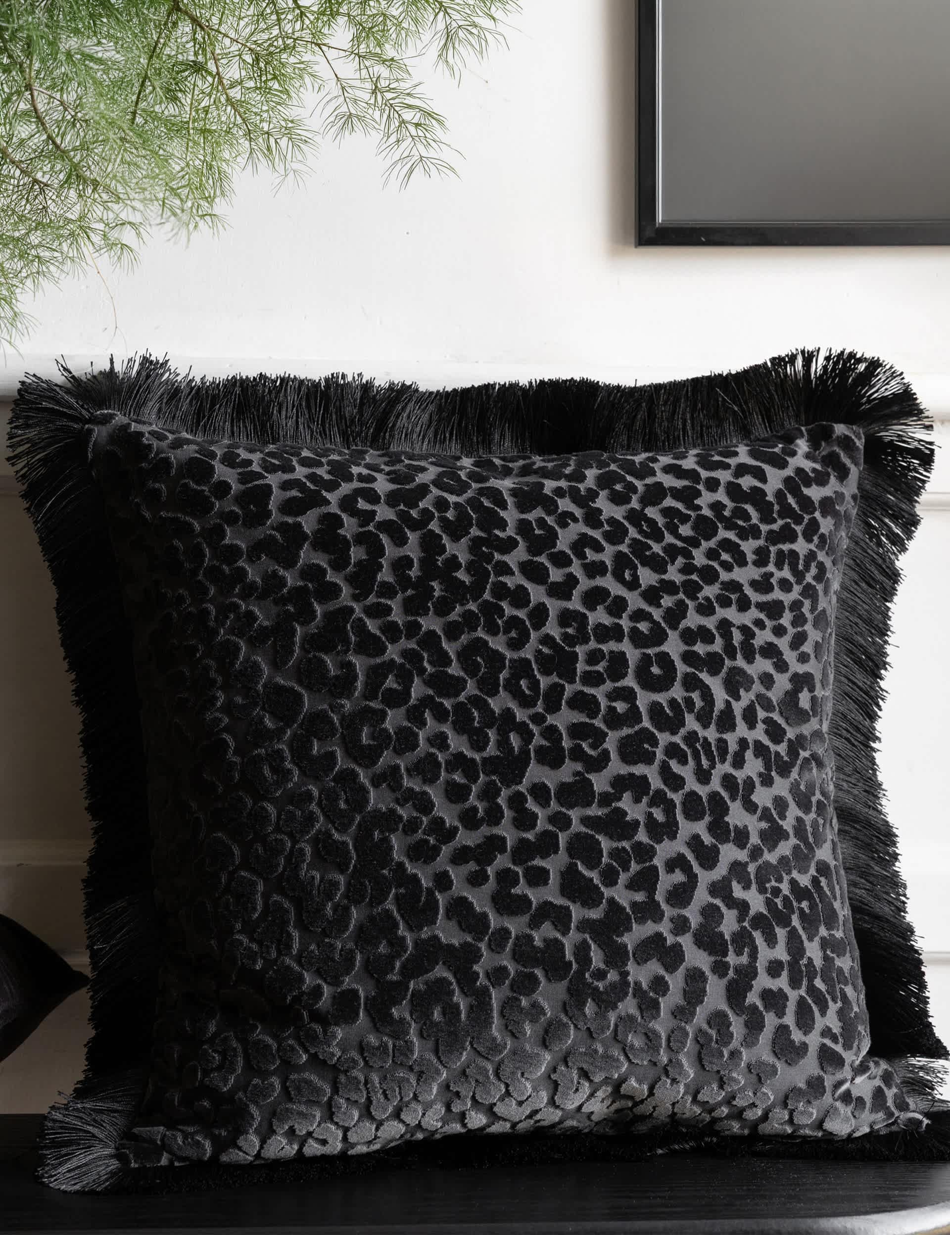 Leopard Love Velvet Cushion