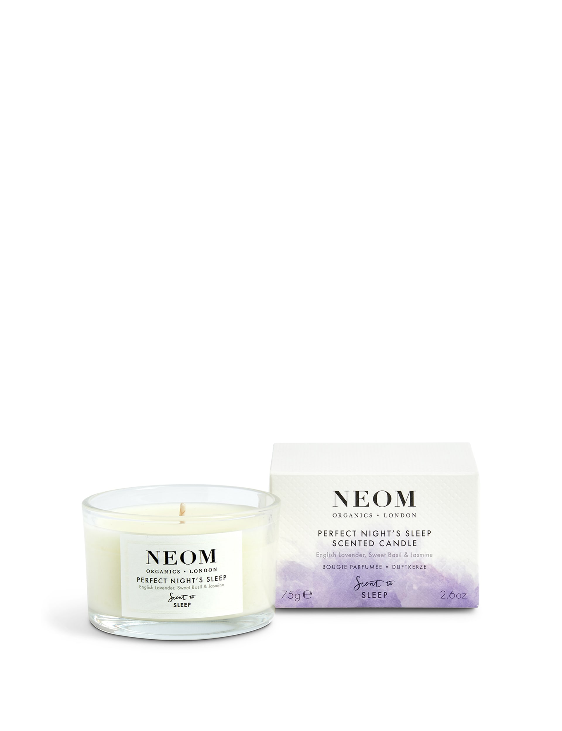 NEOM Perfect Night's Sleep Travel Scented Candle 75g