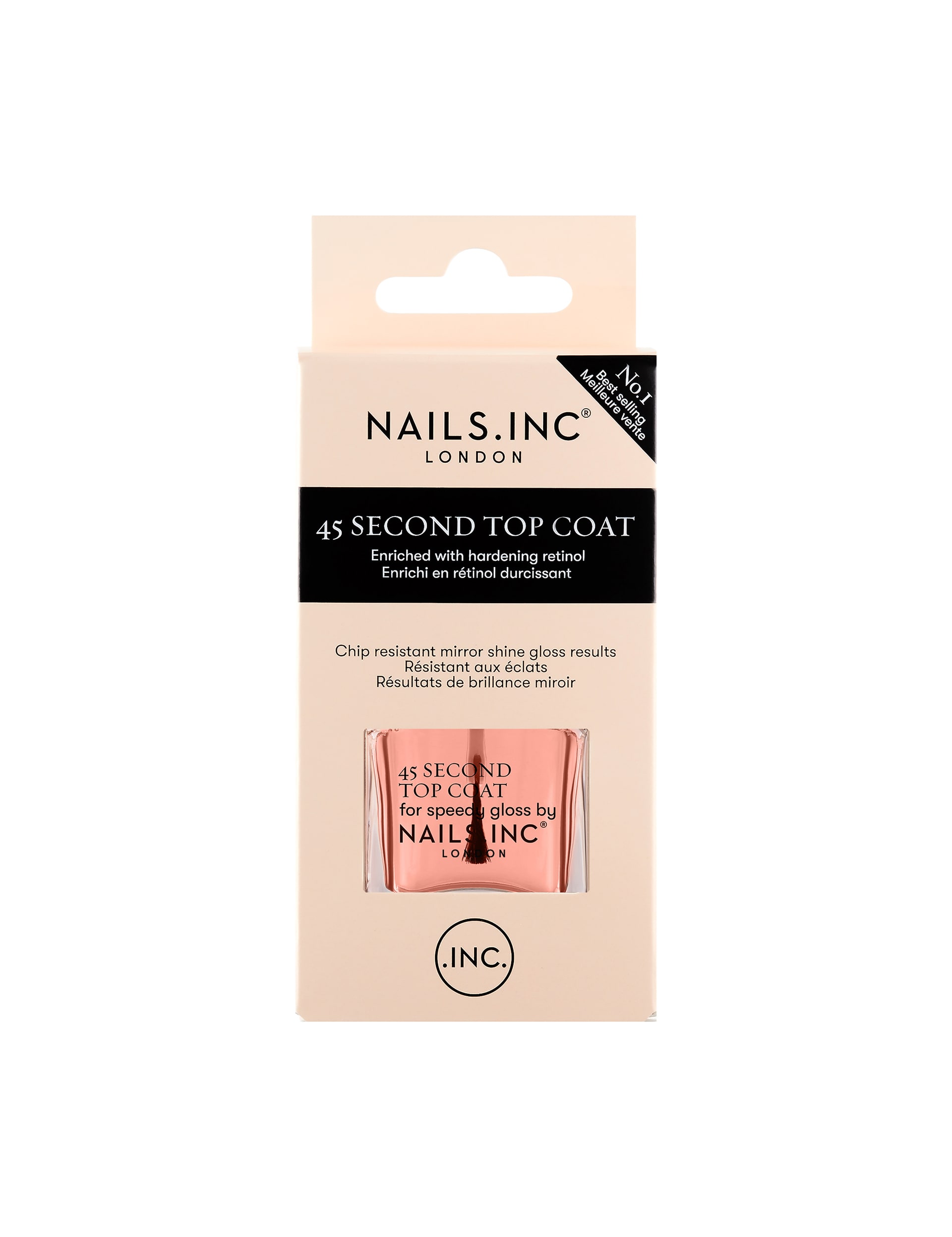 Nails Inc 45 Second Retinol Top Coat 14ml