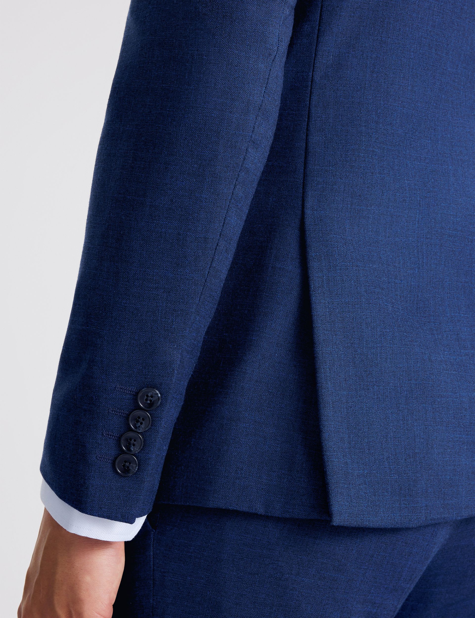 Slim Fit Slub Textured Suit Jacket thumbnail 7